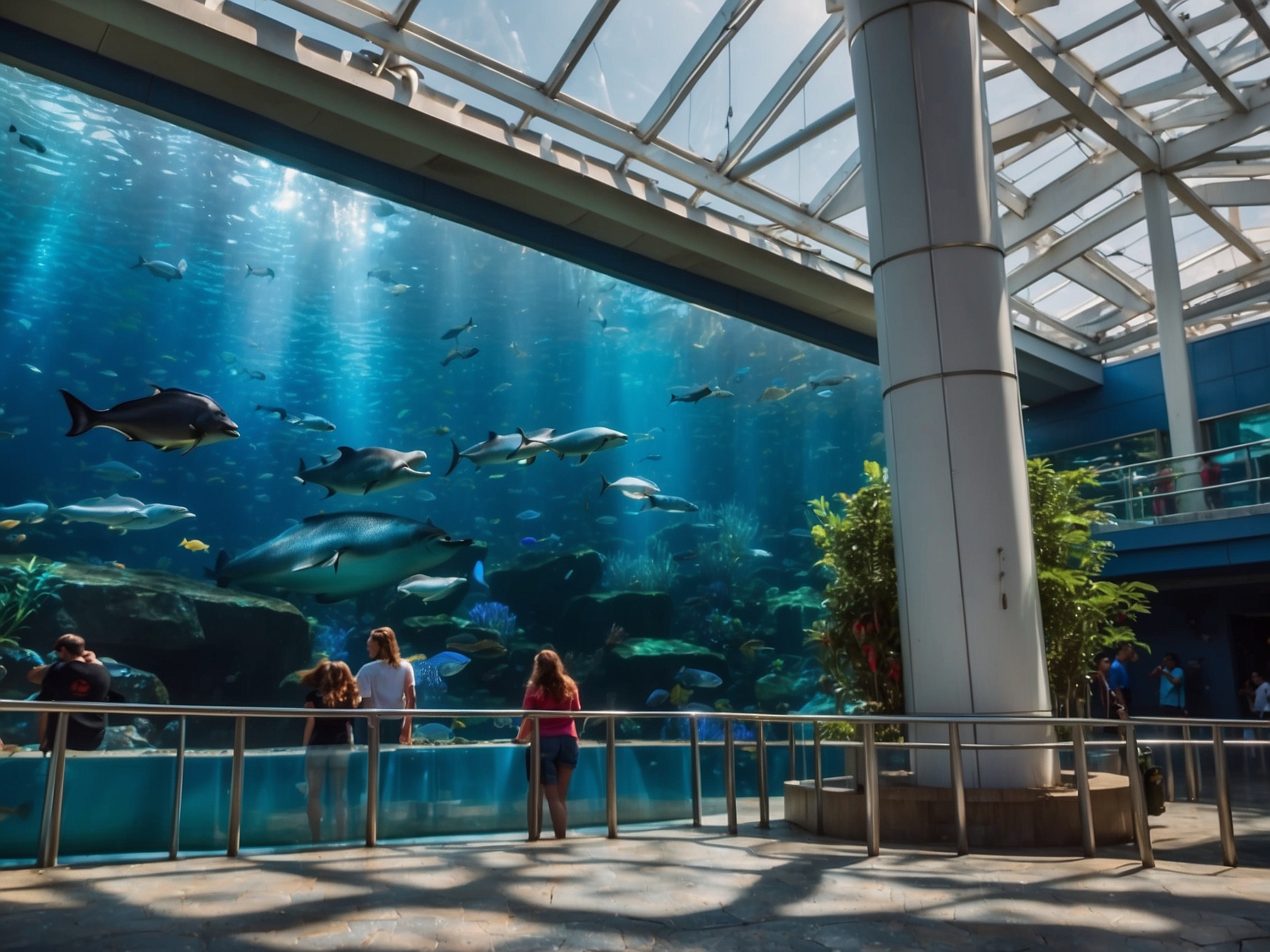 Setting of Georgia Aquarium Atlanta in Atlanta