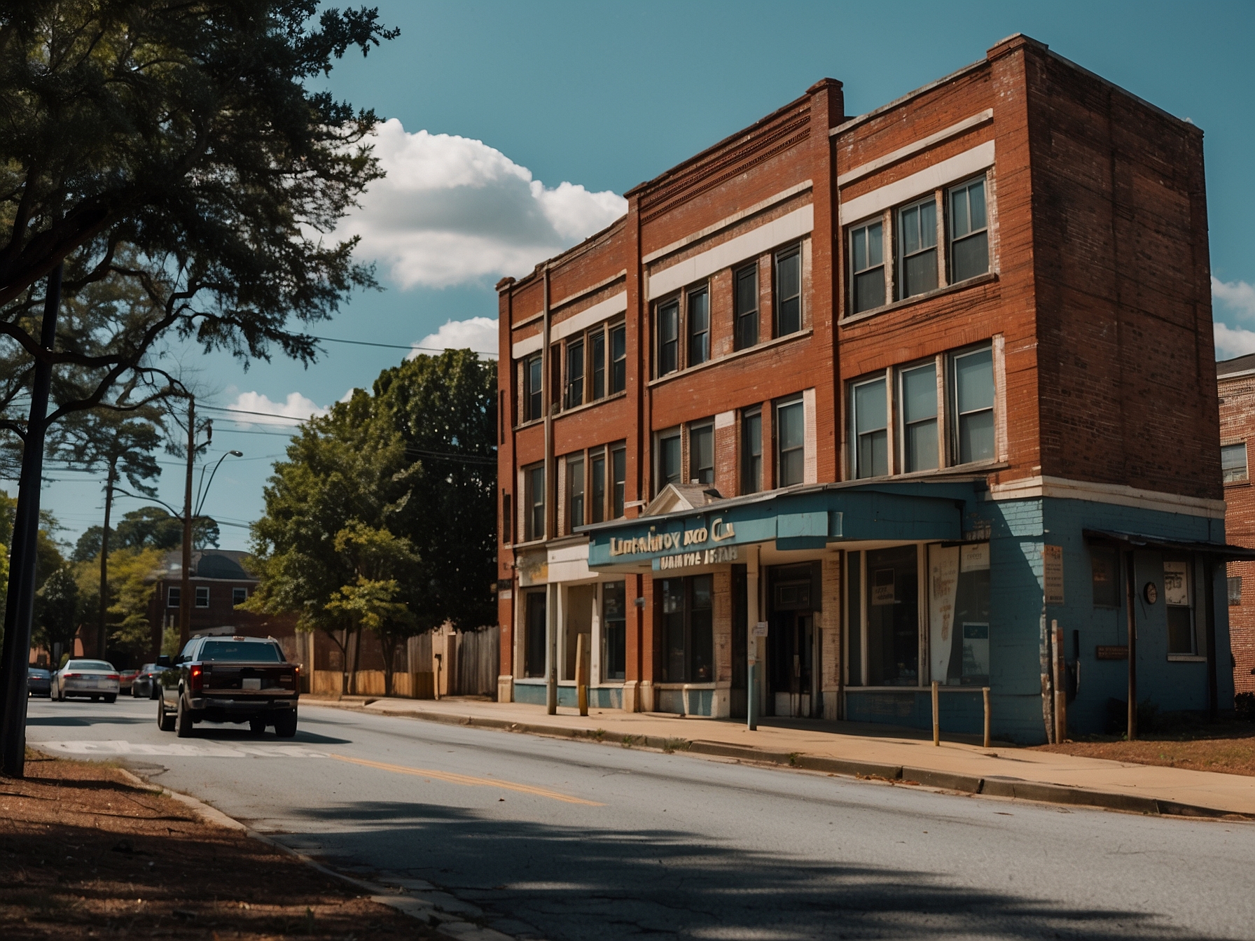 Setting of MLK historic site Atlanta in Atlanta