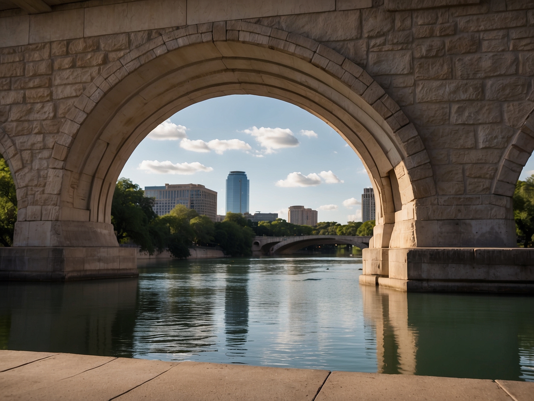 Main feature of Congress Bridge bats Austin in Austin