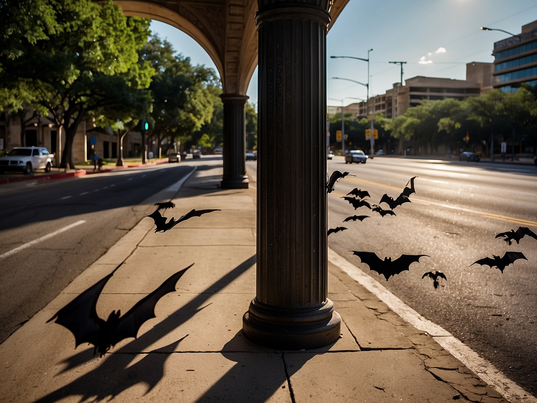 Area near Congress Bridge bats Austin in Austin