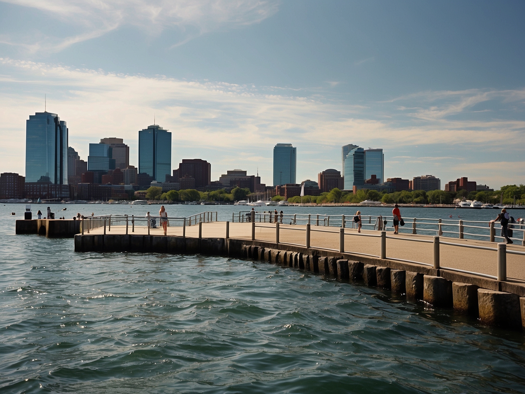 Main feature of Boston Harbor Islands in Boston