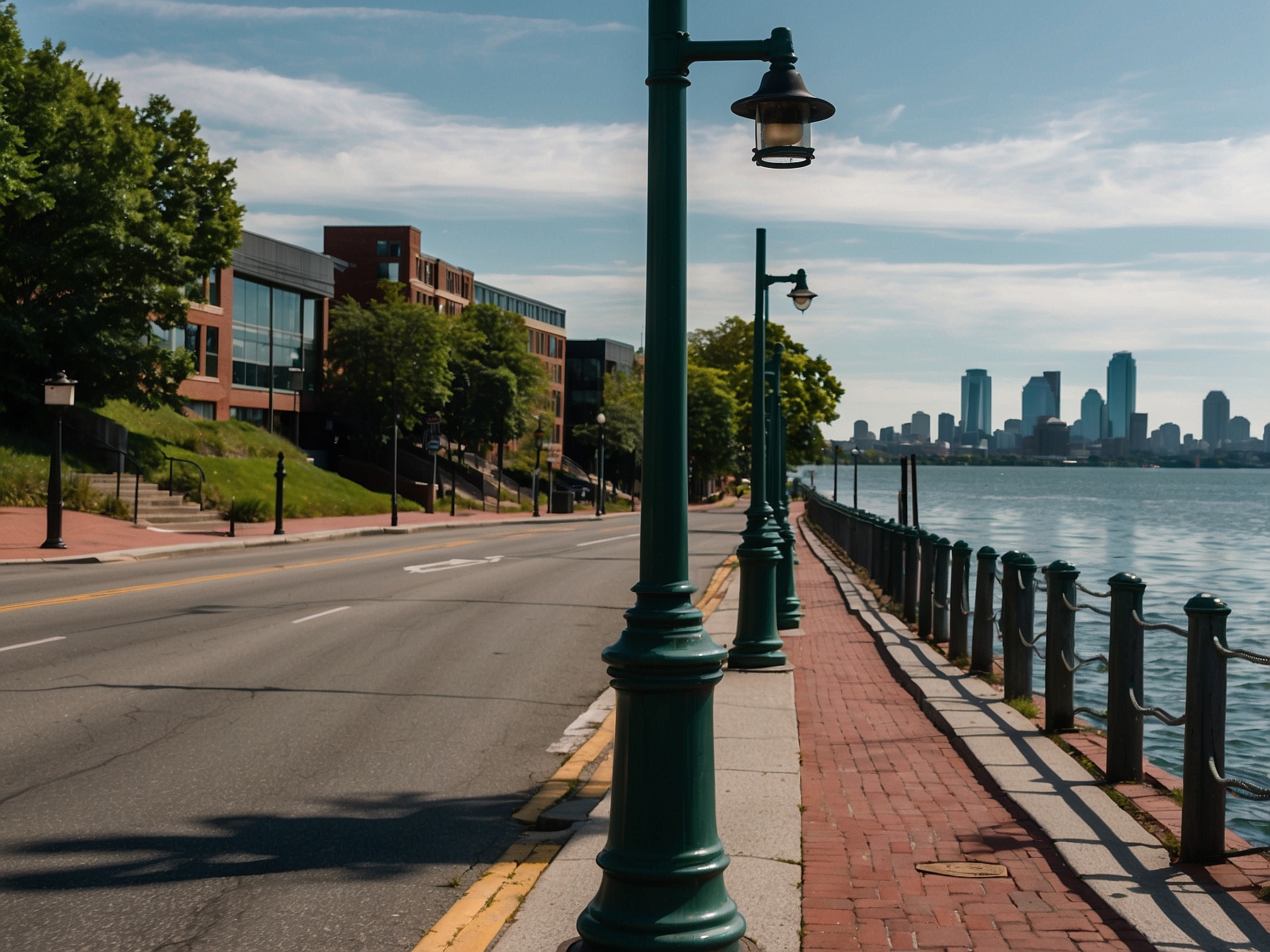 Area near Boston Harbor Islands in Boston