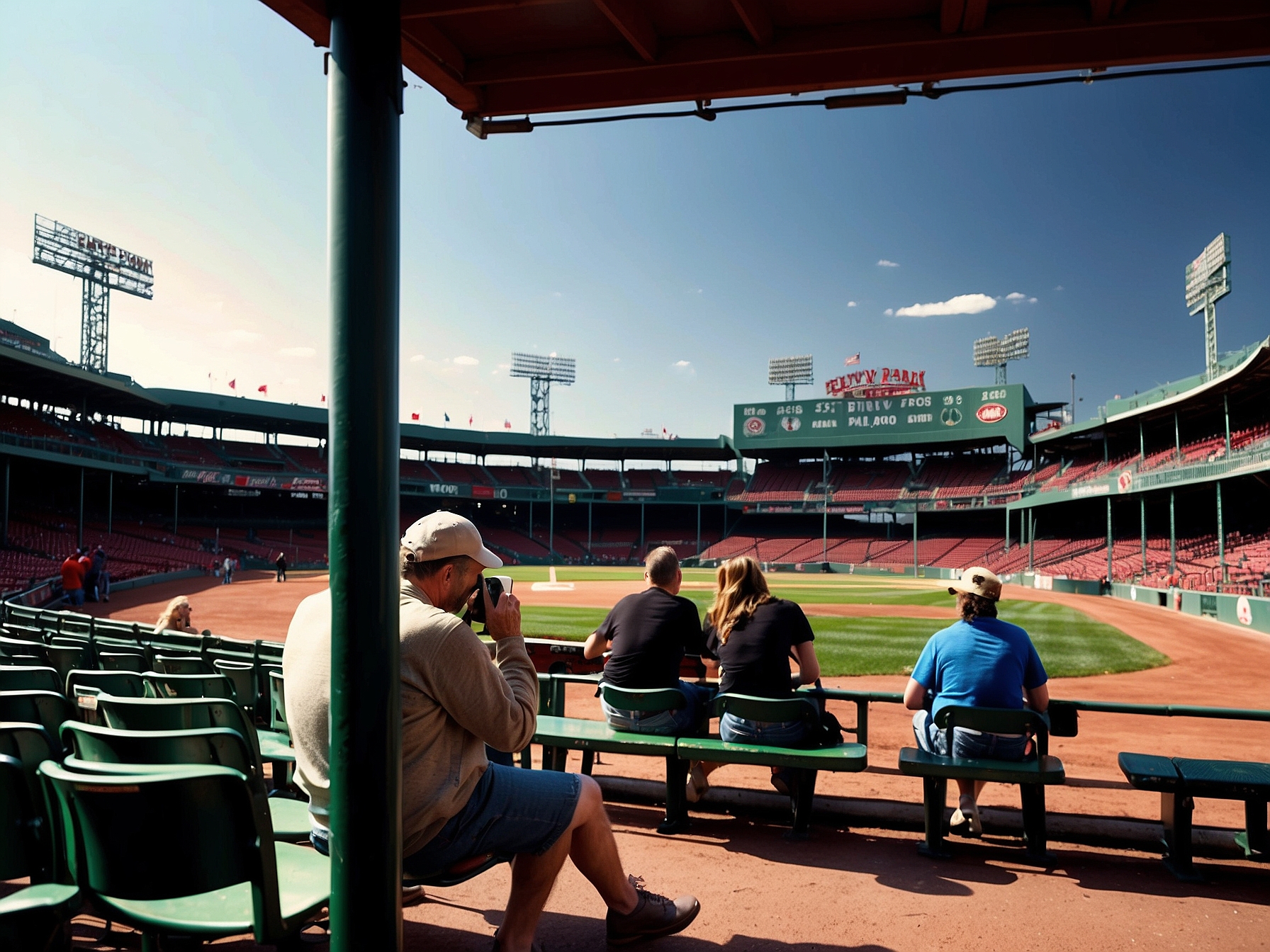 Scene at Fenway Park Boston Boston