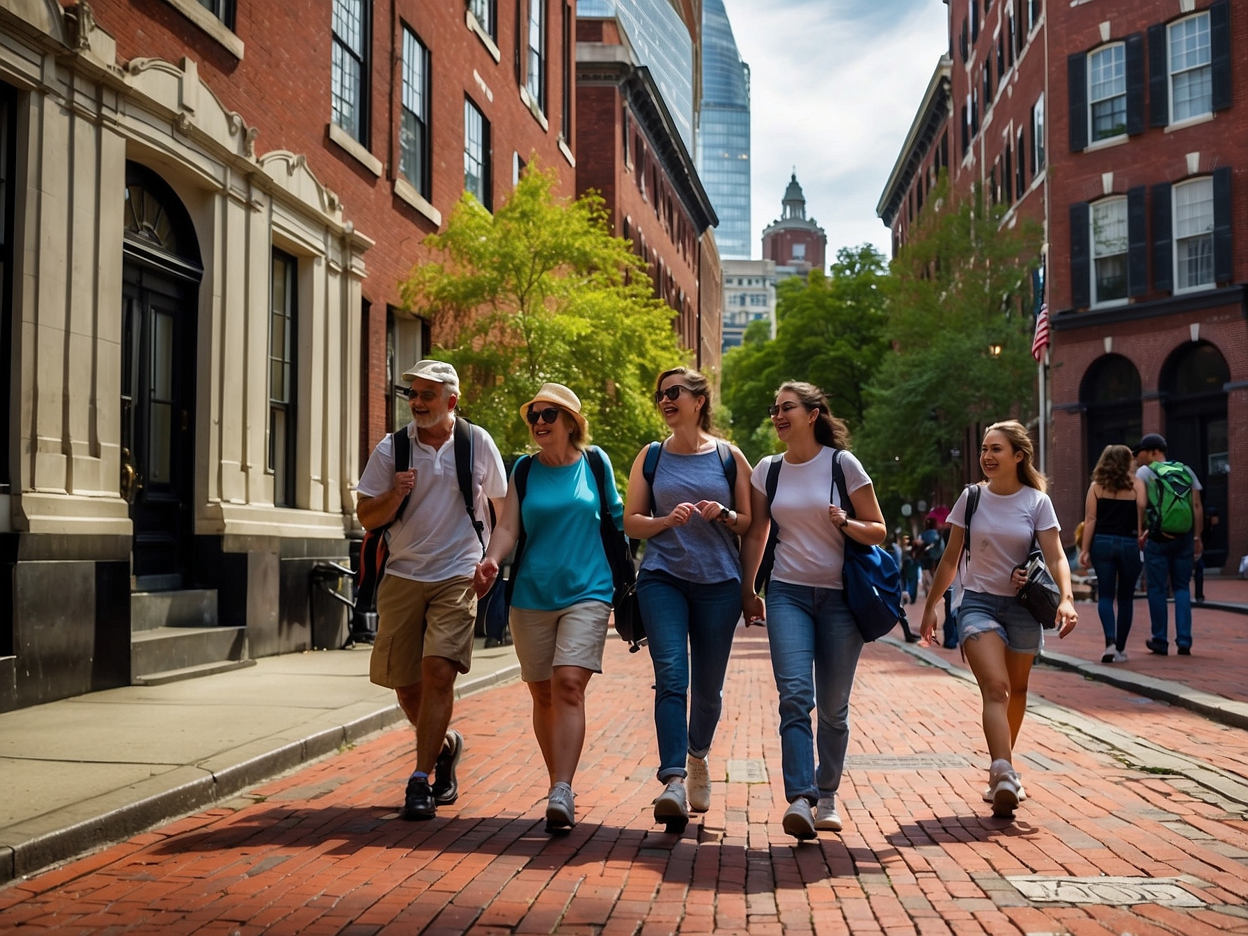 Scene at Freedom Trail Boston Boston