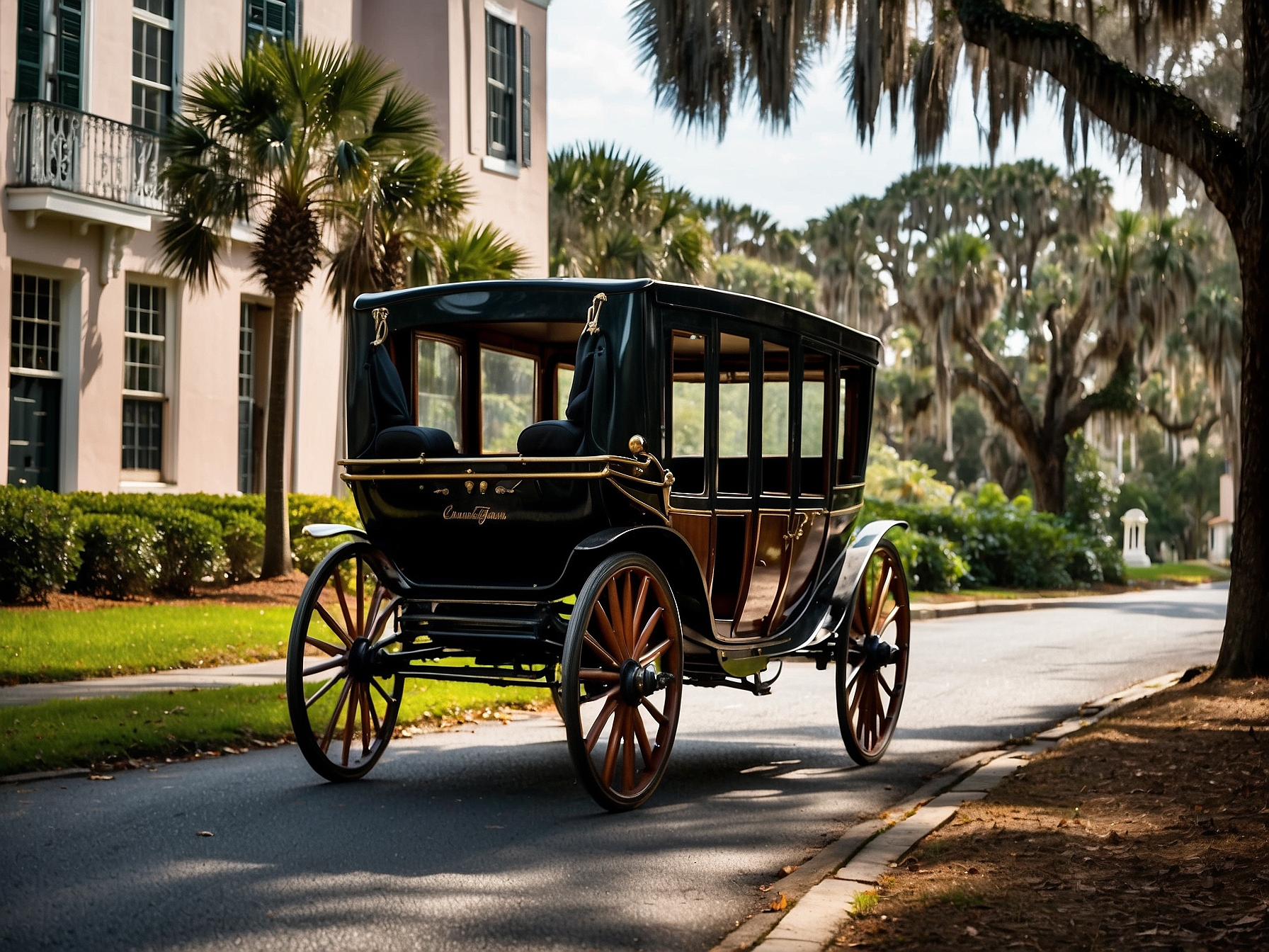 Main view of Charleston carriage tour in Charleston