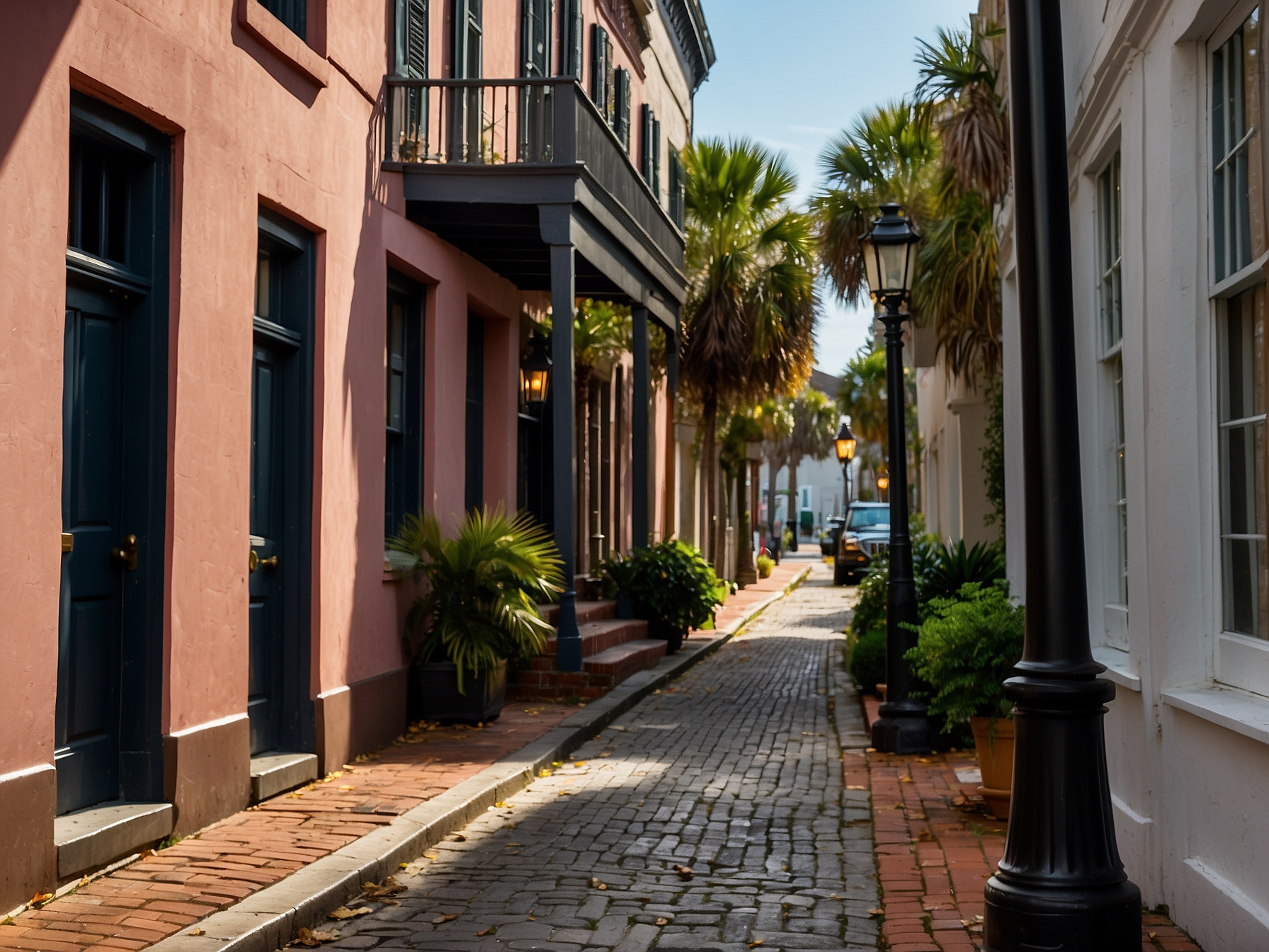 charleston sc street and neighborhood scene