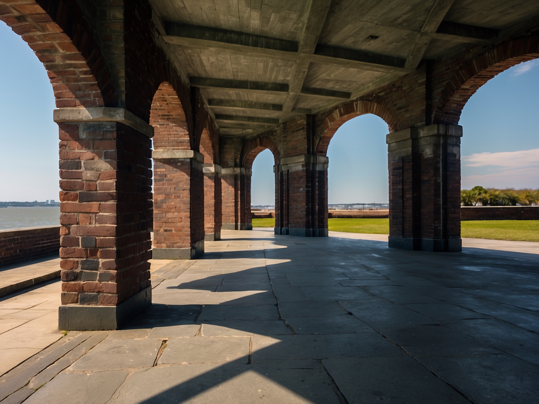 Main view of Fort Sumter Charleston SC in Charleston