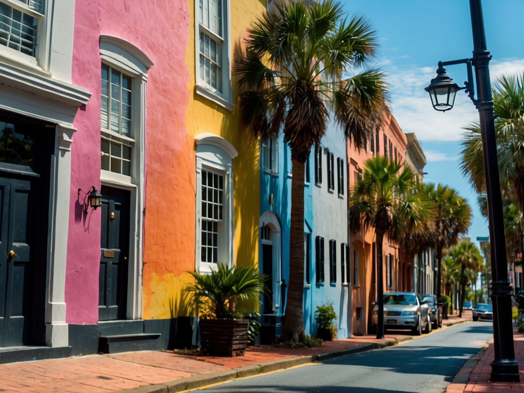Environment at Rainbow Row Charleston SC in Charleston
