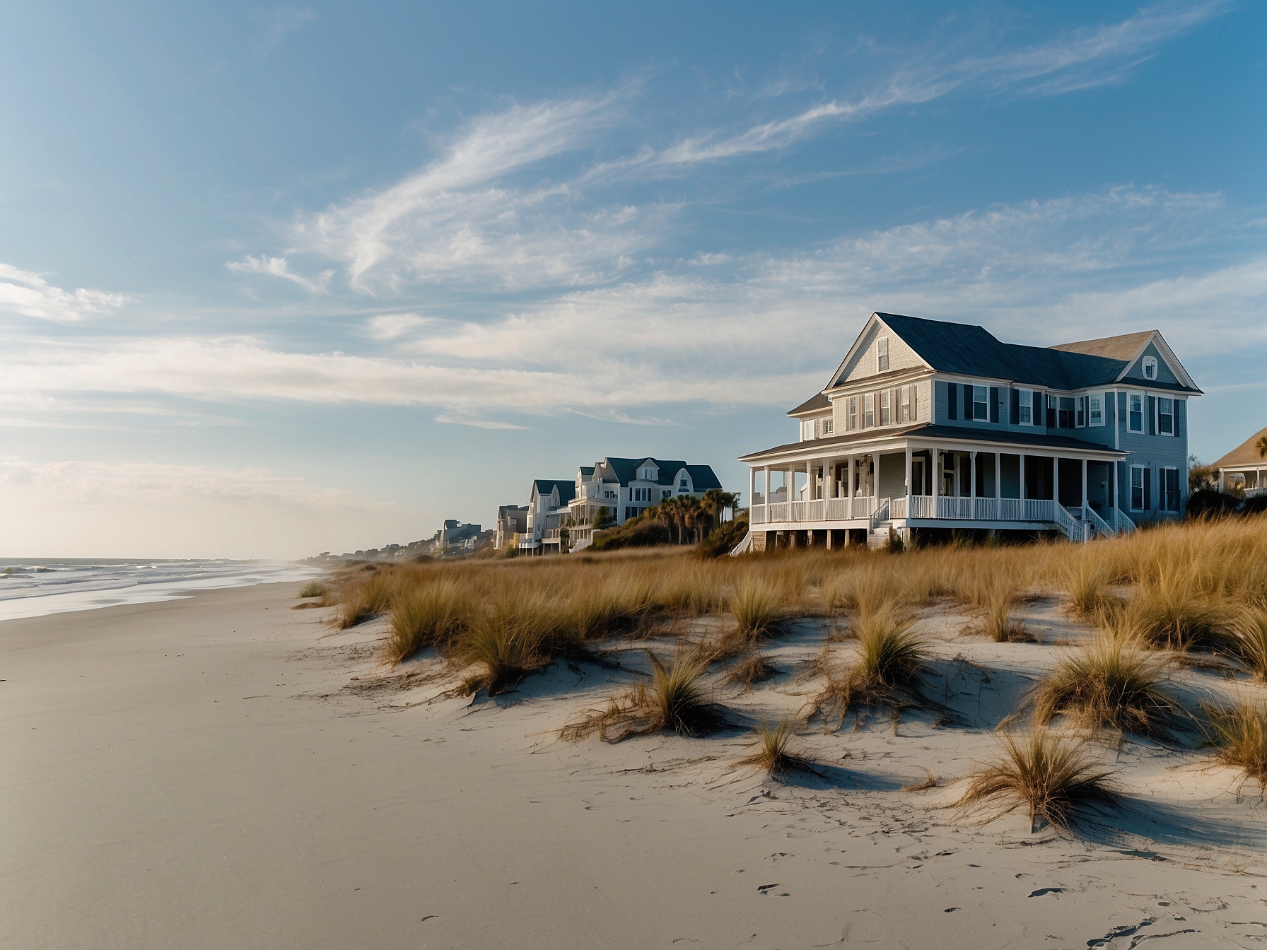 Environment at Sullivan Island beach Charleston in Charleston