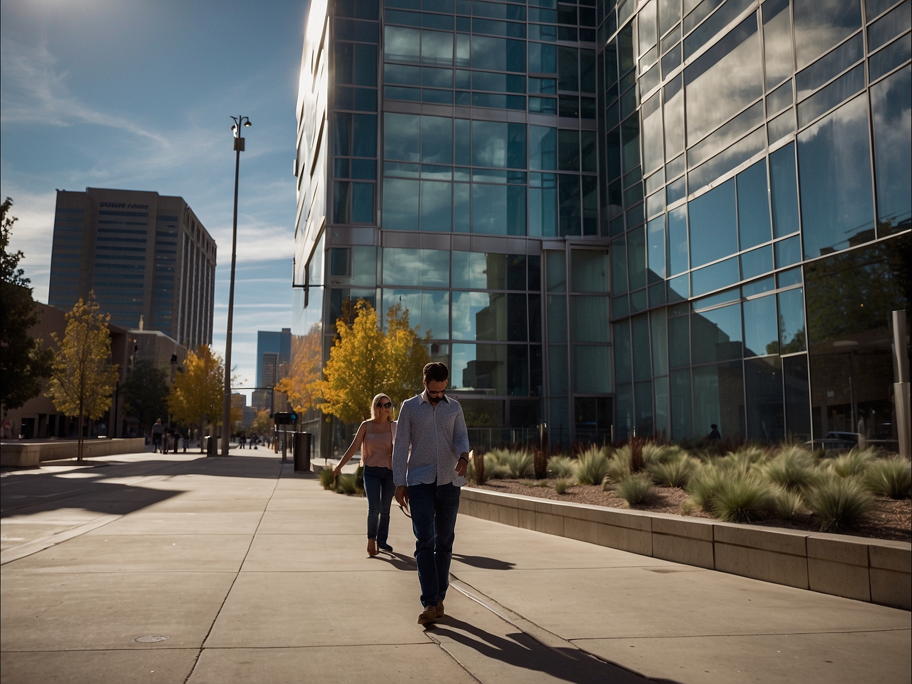 Area near Denver Art Museum in Denver