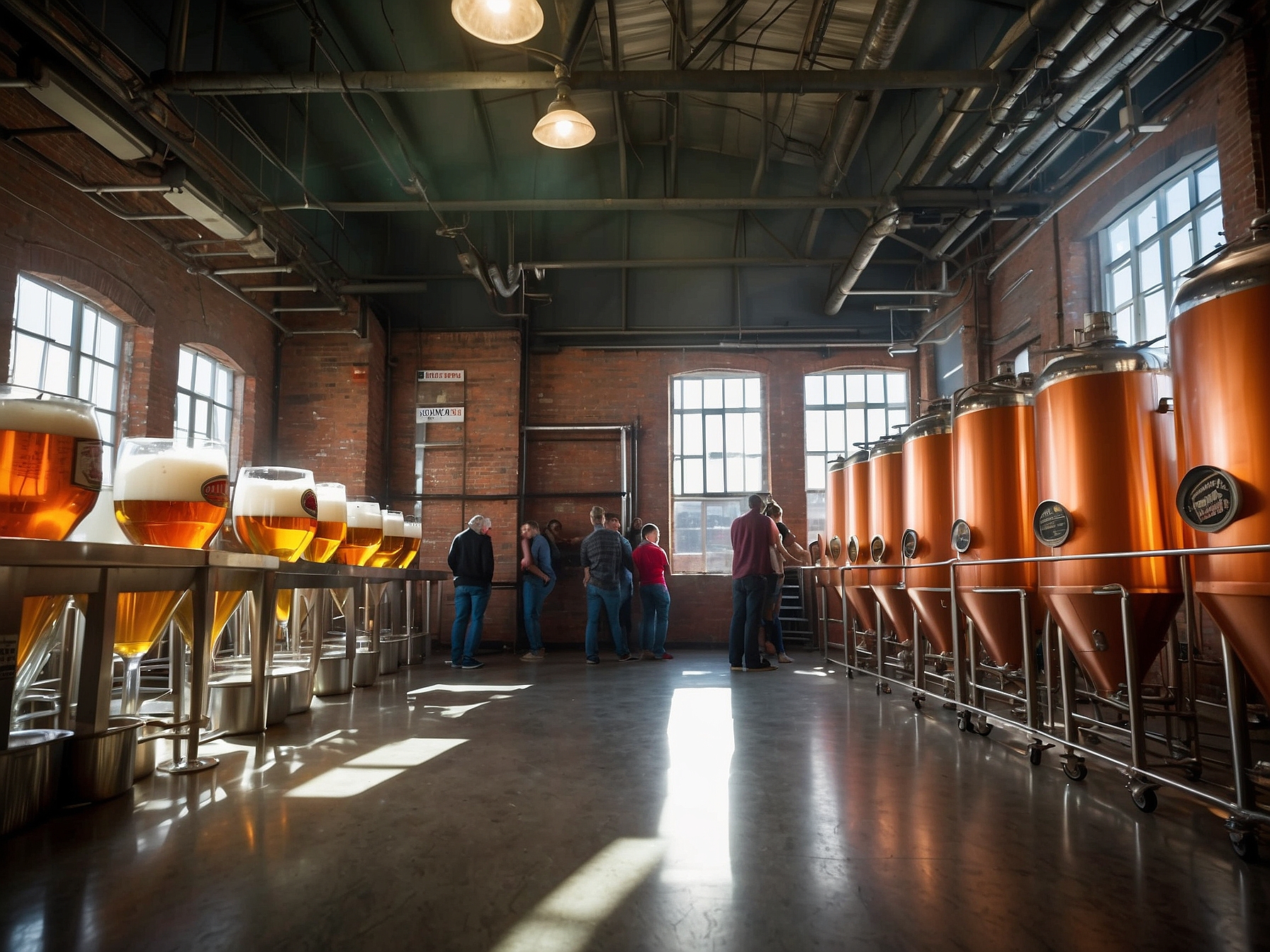Main feature of Denver craft brewery tour in Denver