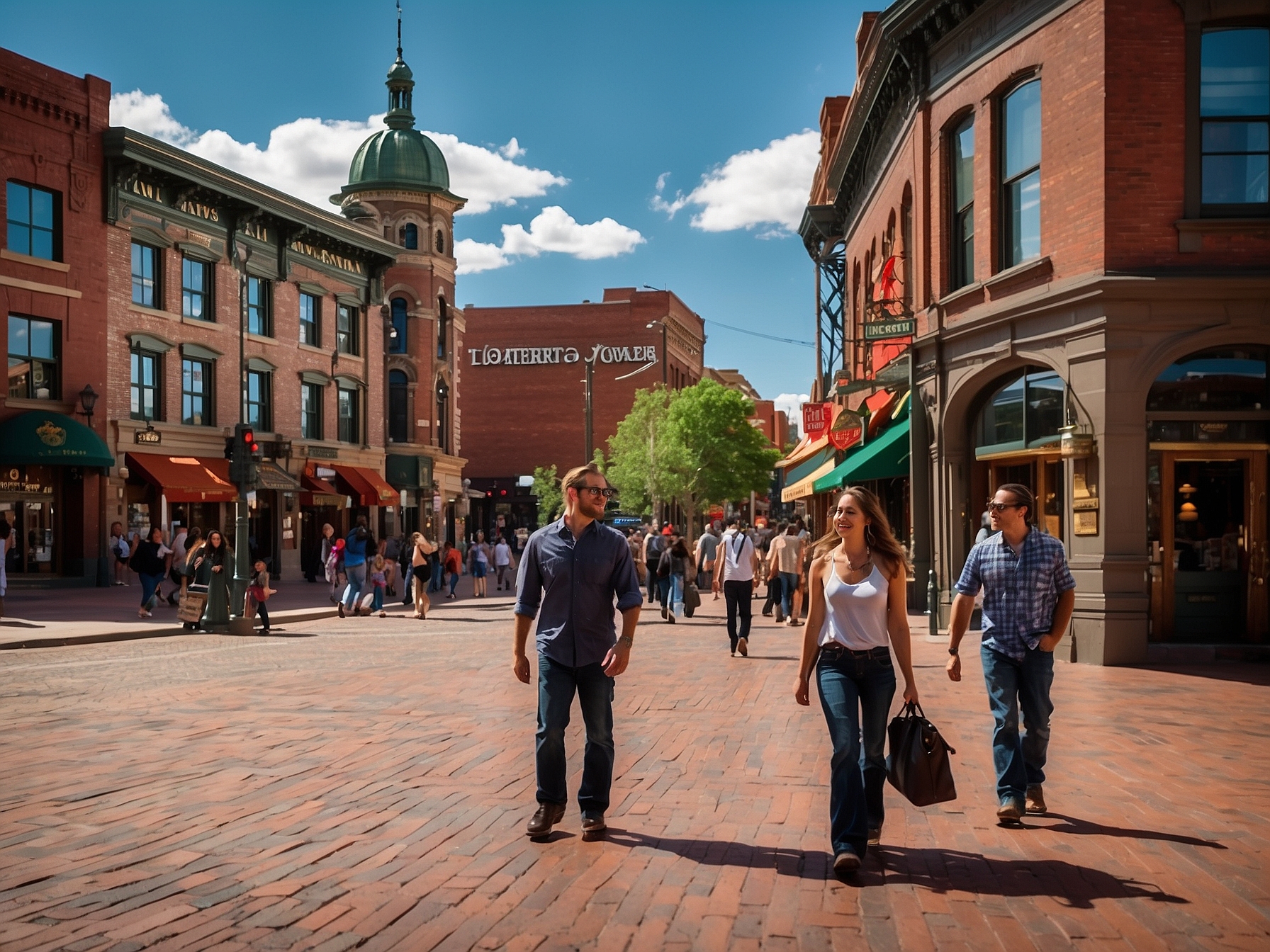 Scene at Larimer Square Denver Denver