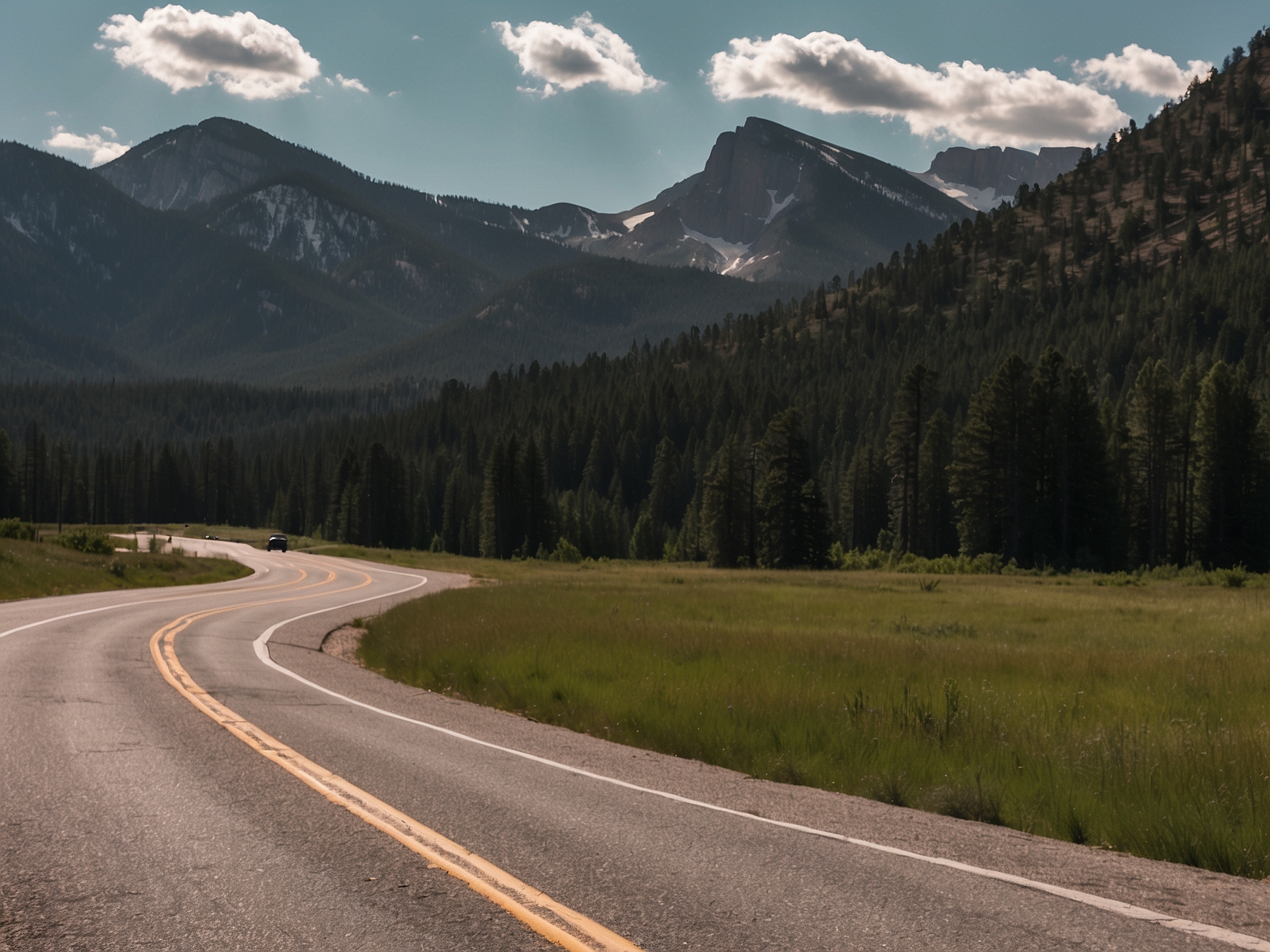 Area near Rocky Mountain National Park from Denver in Denver
