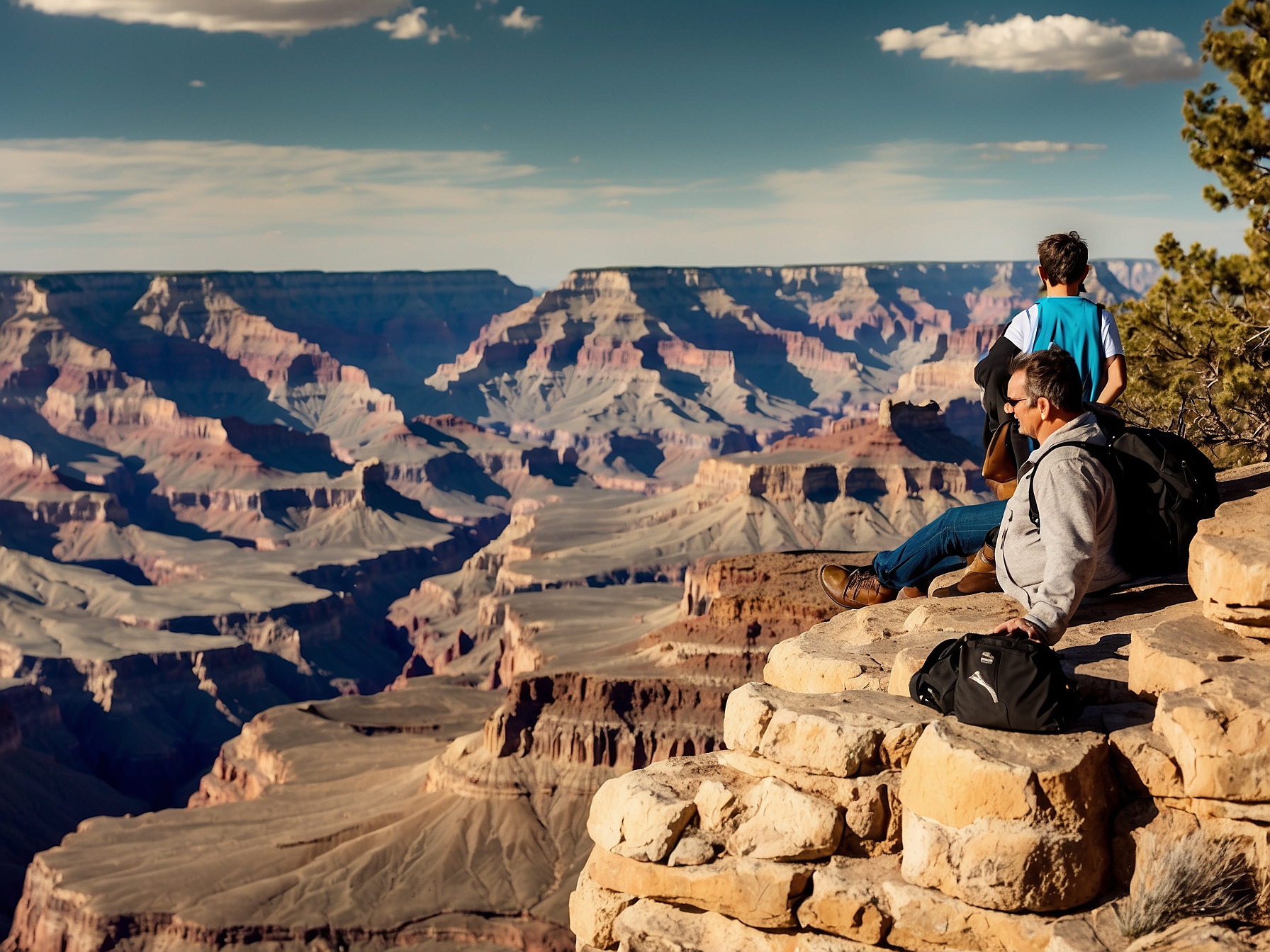 Scene at Desert View Drive Grand Canyon in Grand Canyon