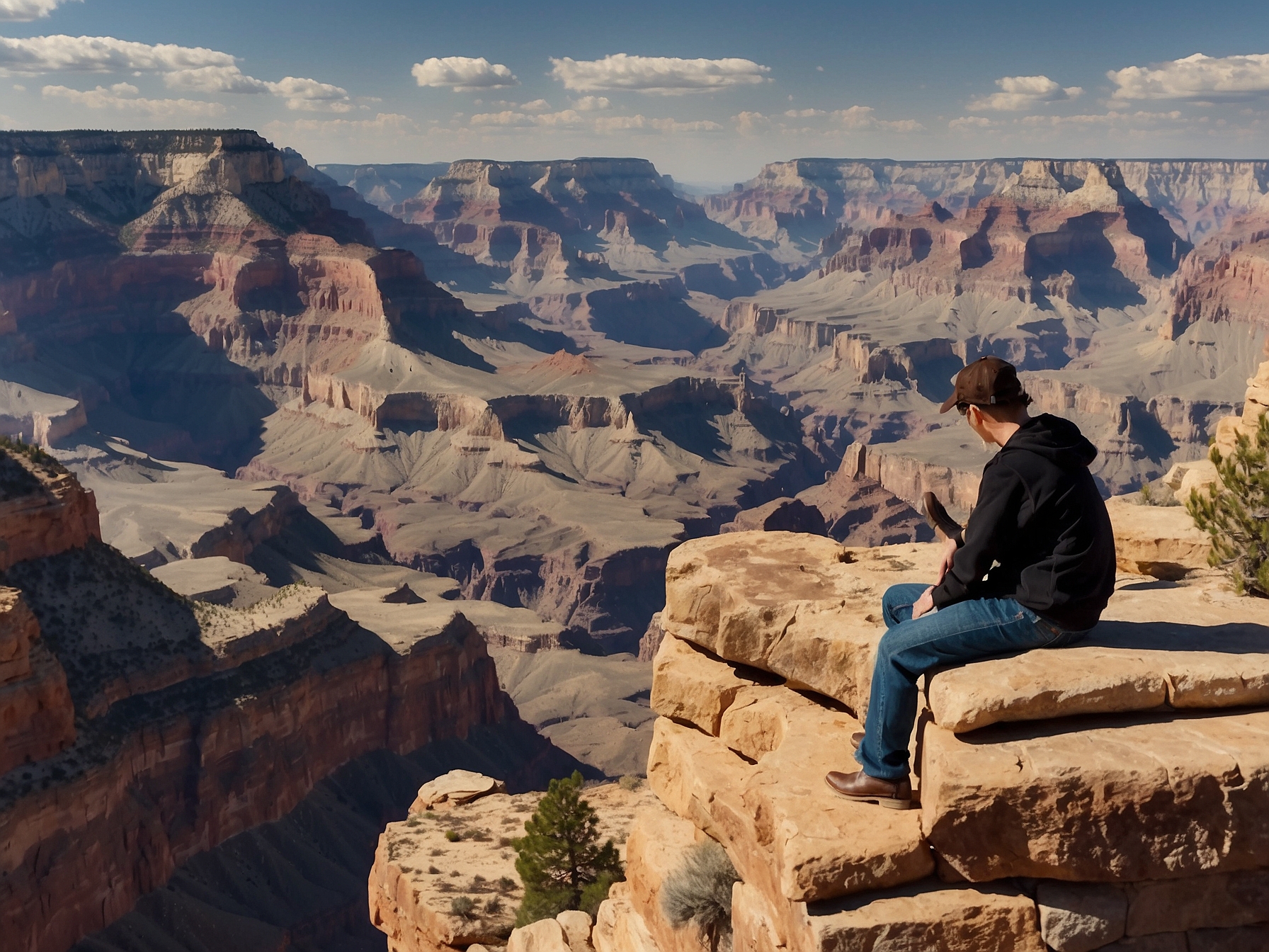 Scene at Mather Point Grand Canyon in Grand Canyon