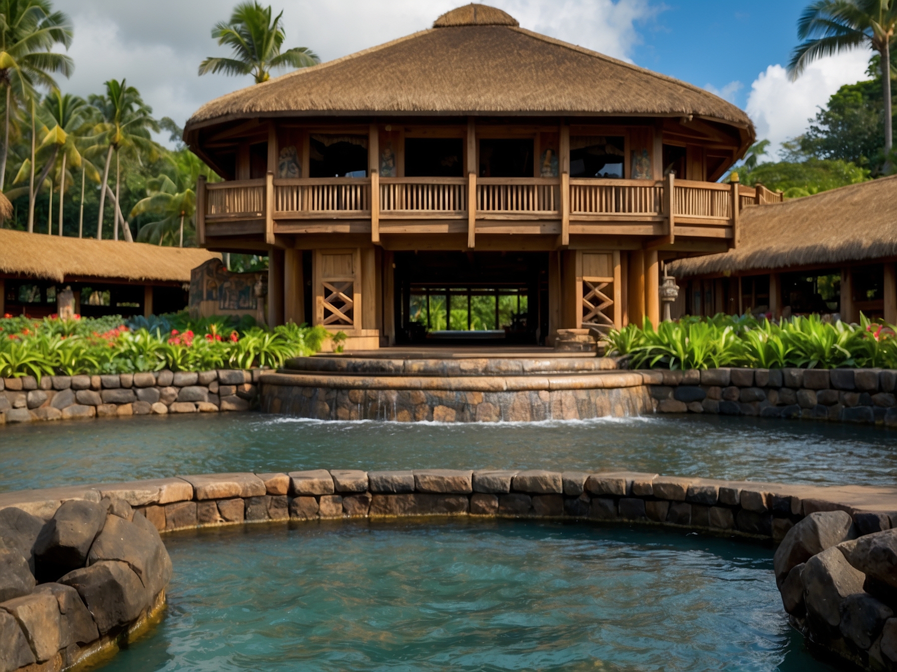 Context and setting of Polynesian Cultural Center Oahu in Honolulu