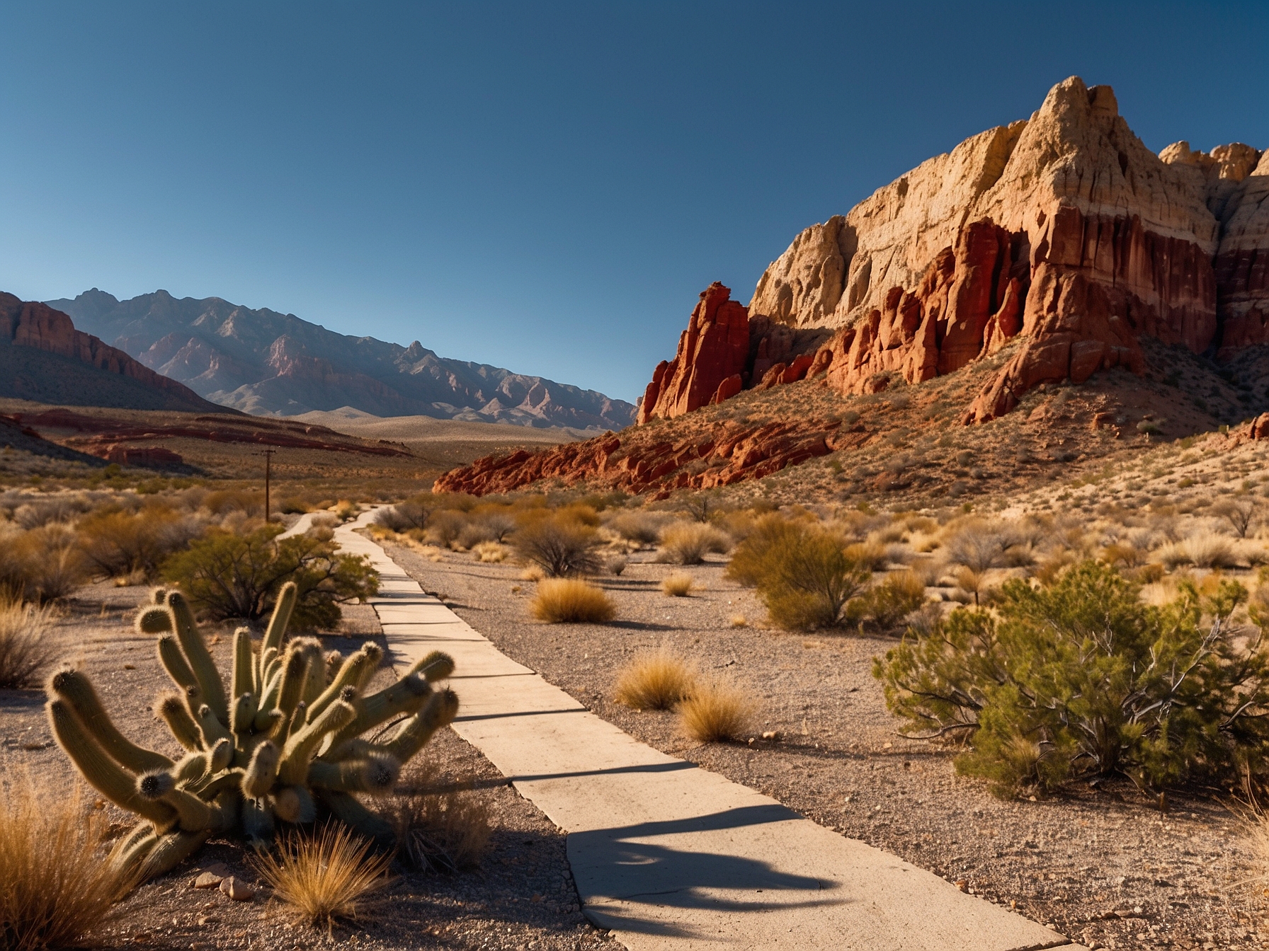 Red Rock Canyon scenic drive near Las Vegas Nevada