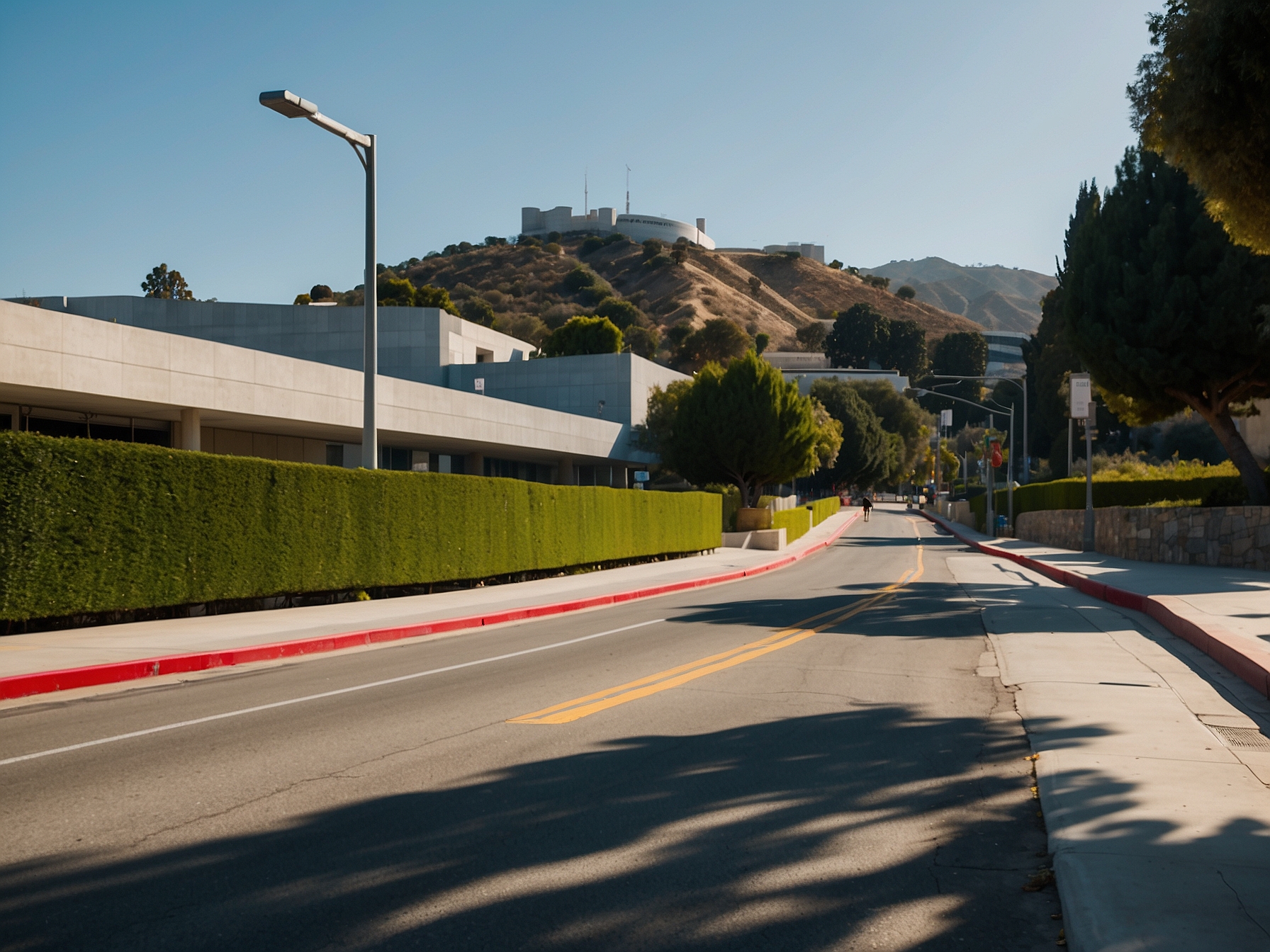 Area around Getty Center Los Angeles in Los Angeles