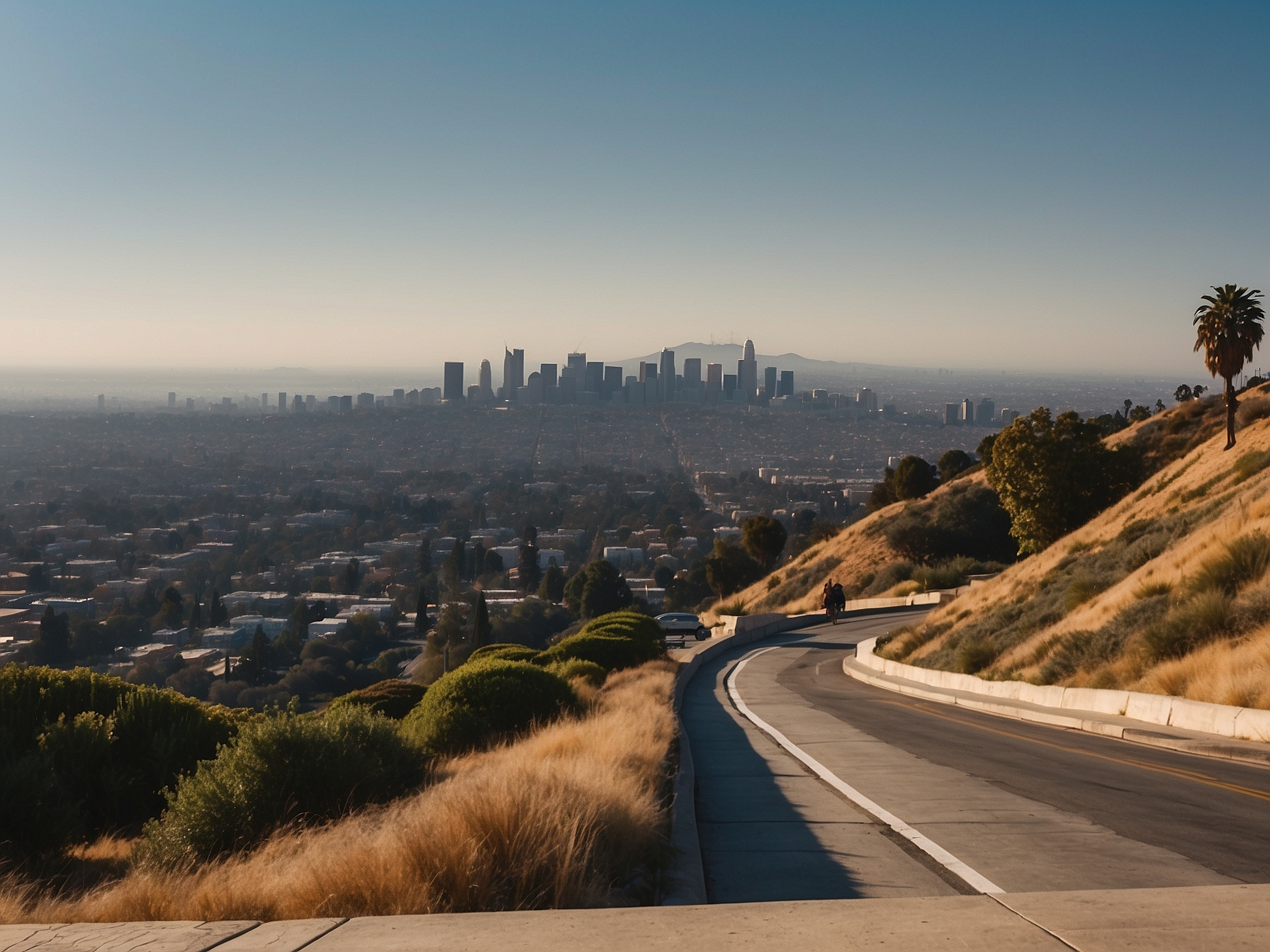 Area around Griffith Observatory Los Angeles in Los Angeles