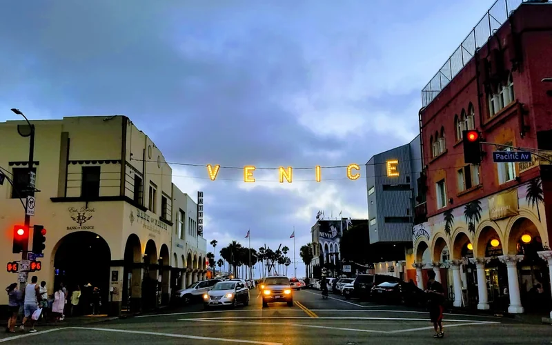 Venice Beach boardwalk California
