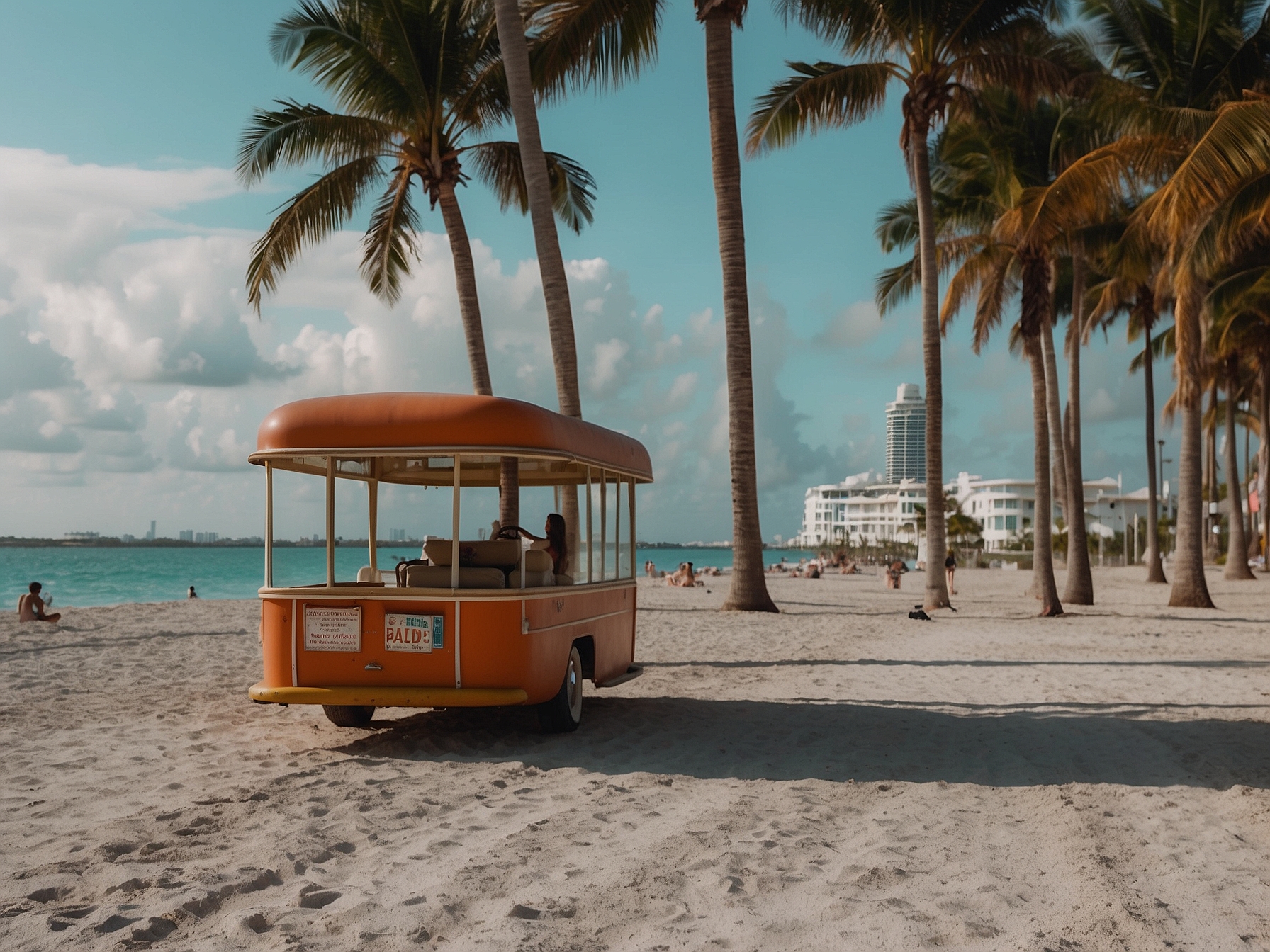 Area around South Beach Miami in Miami