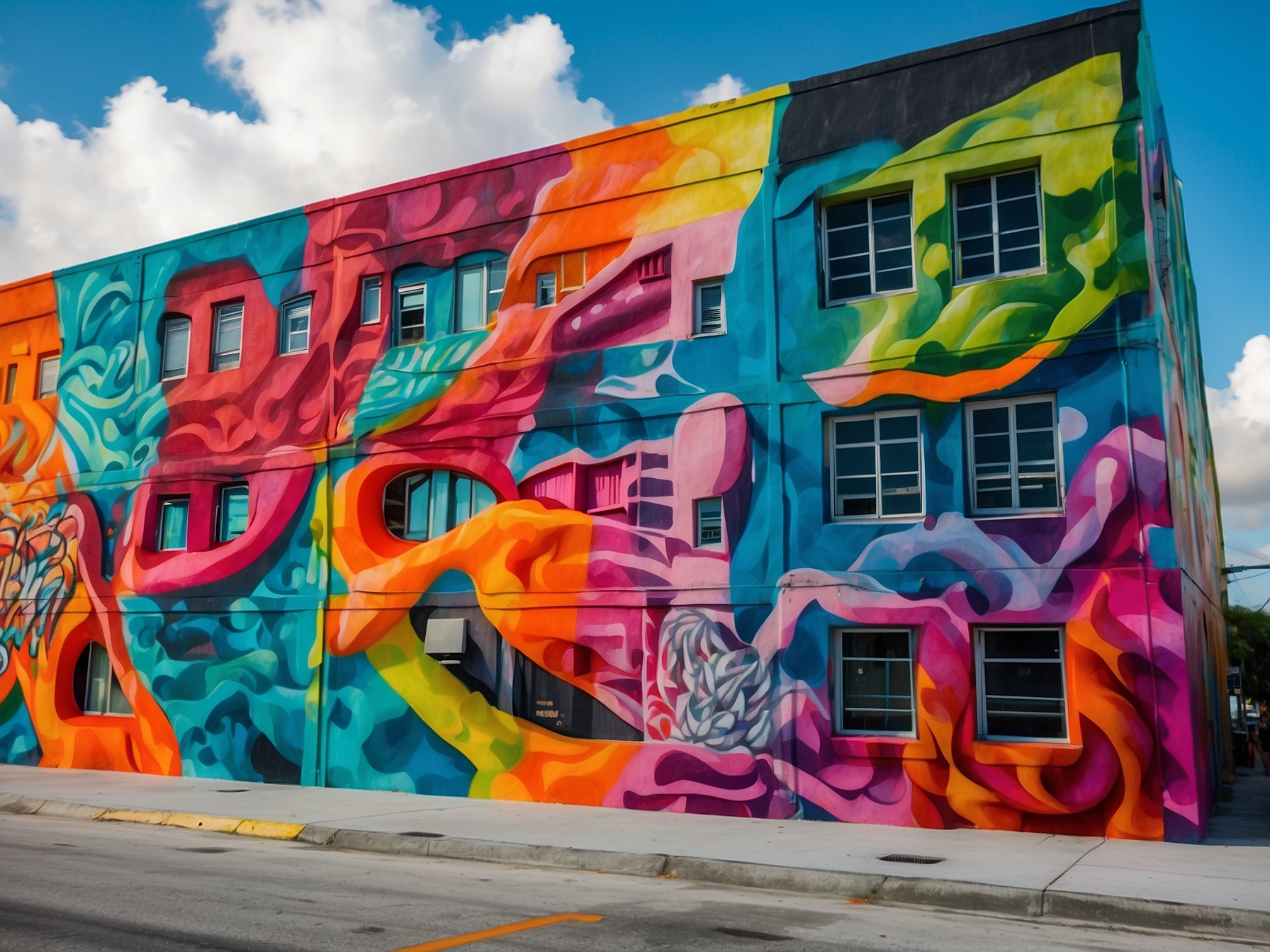 Wynwood Walls outdoor street art murals in Miami