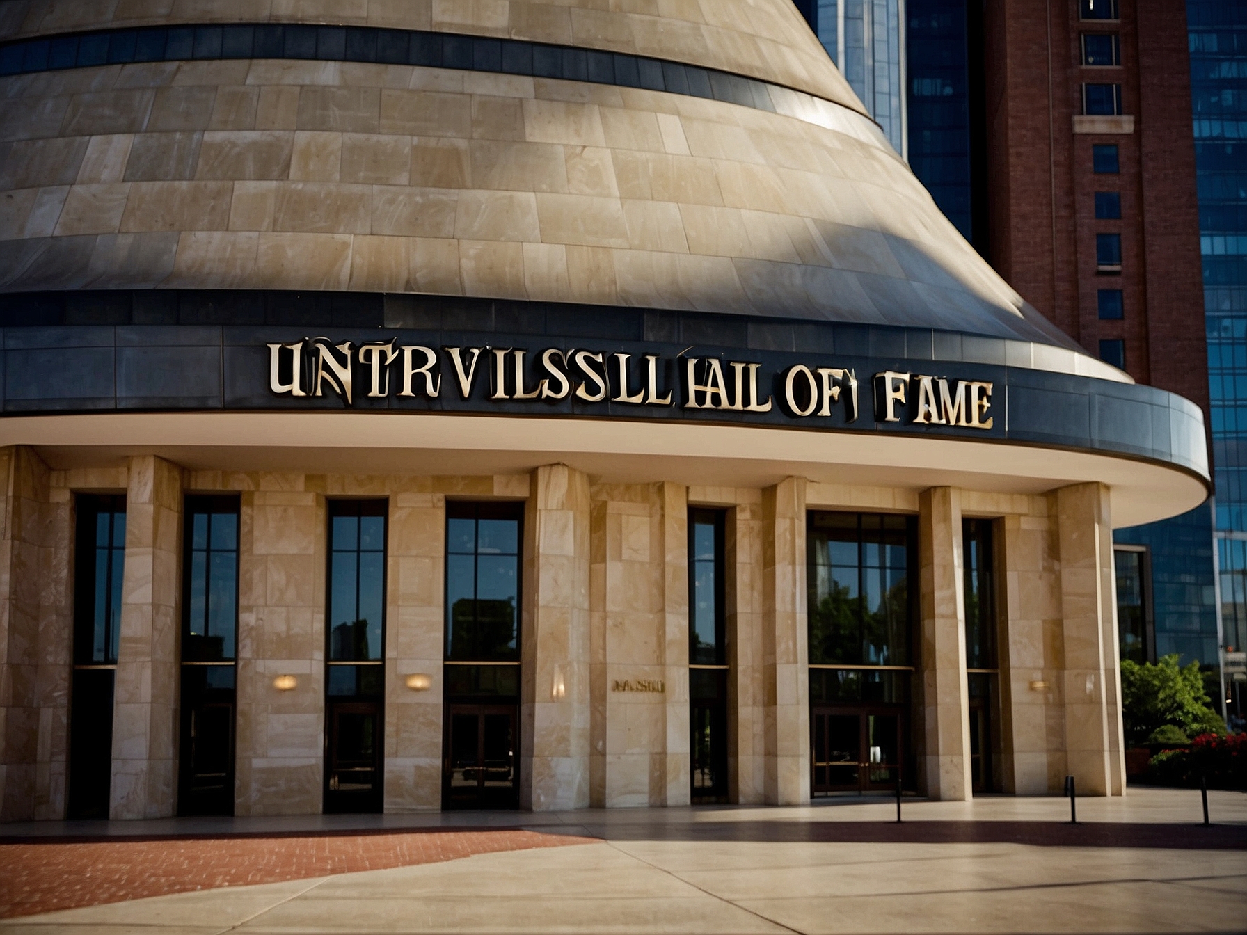 Detail view of Country Music Hall of Fame Nashville
