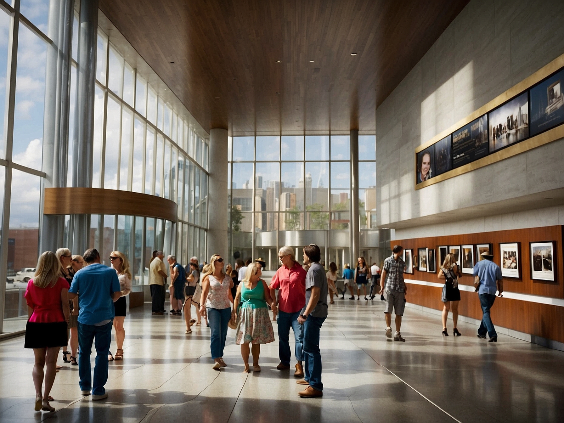 Visitors enjoying Country Music Hall of Fame Nashville in Nashville