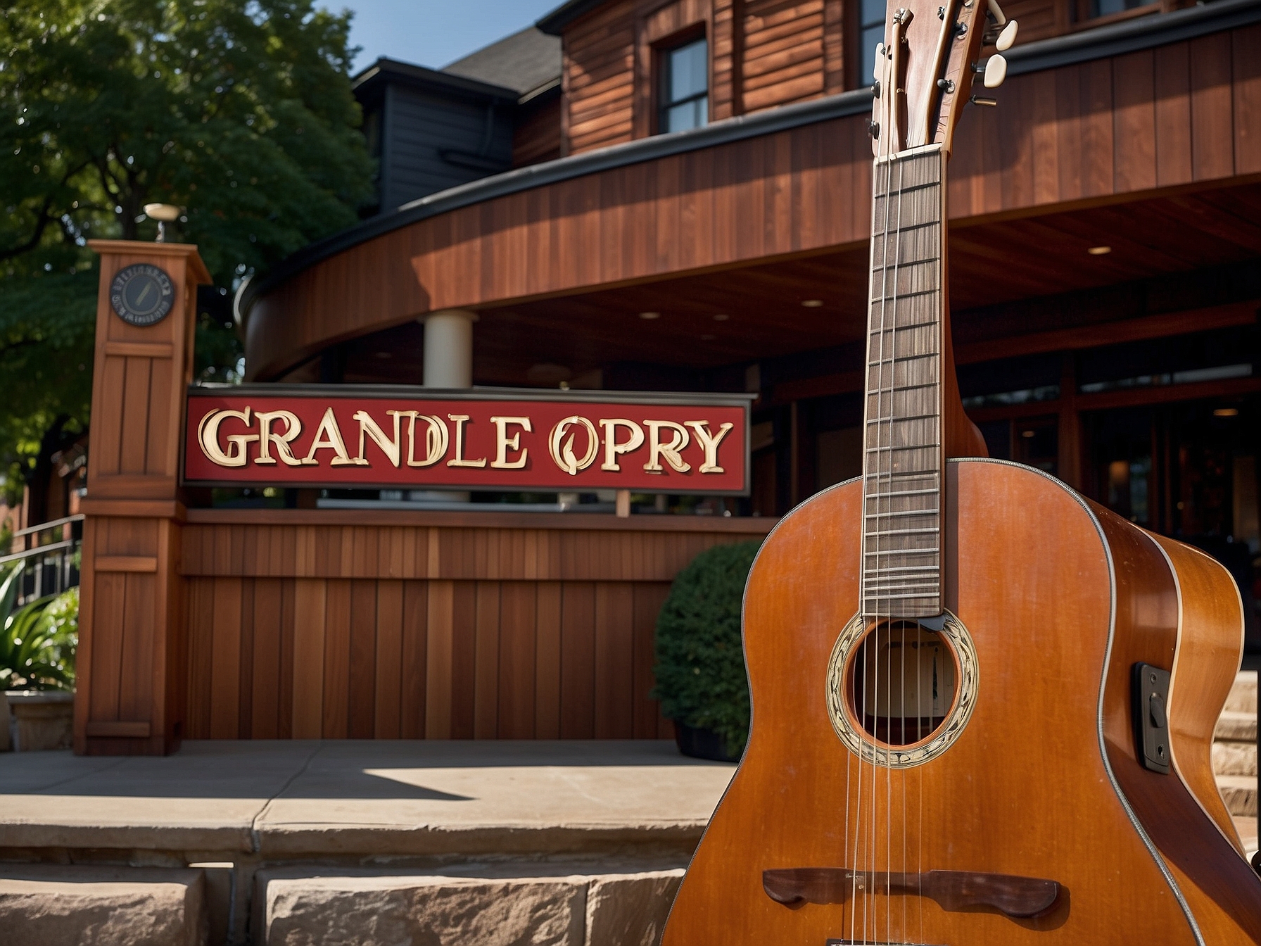 Detail view of Grand Ole Opry Nashville