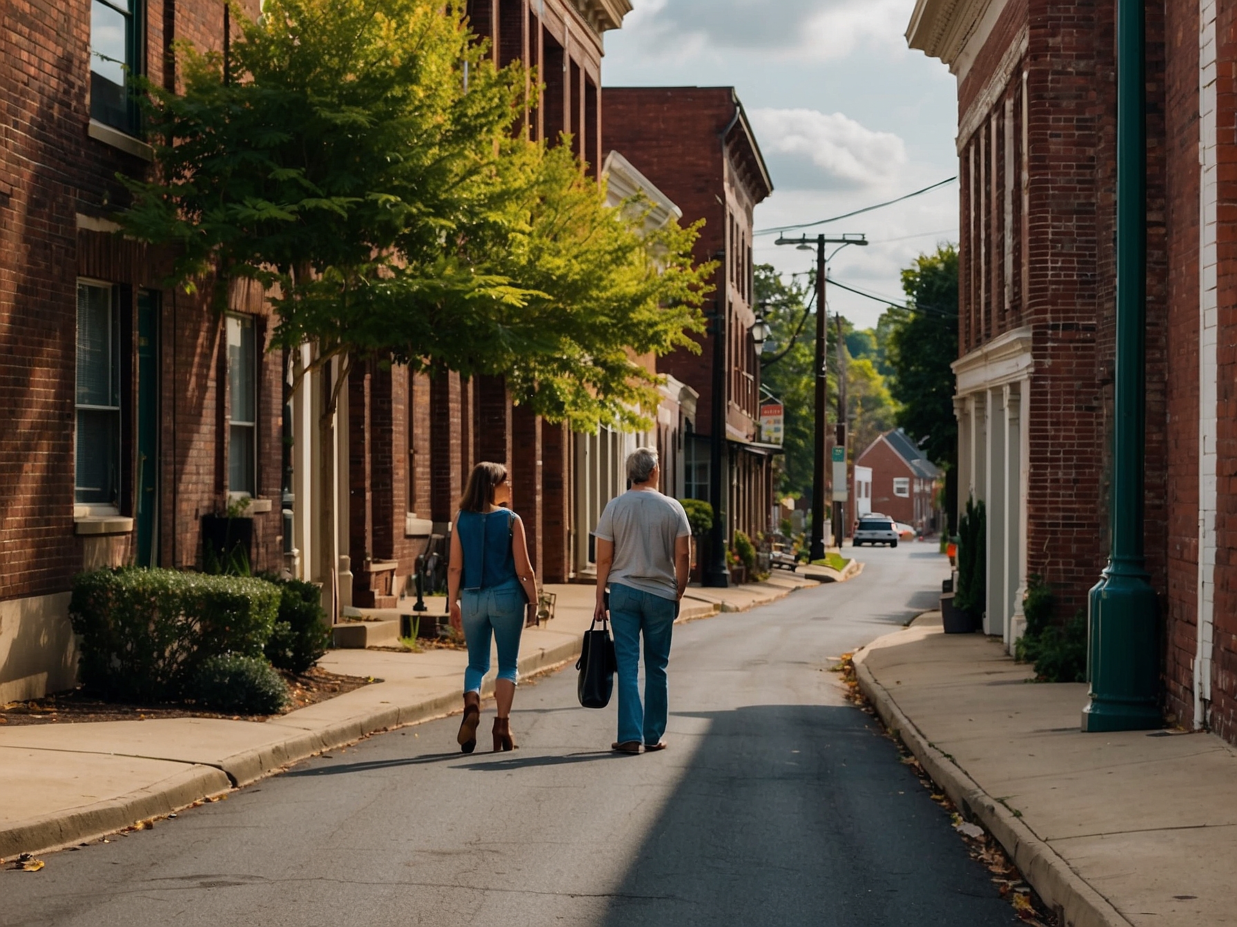 nashville neighborhood street scene