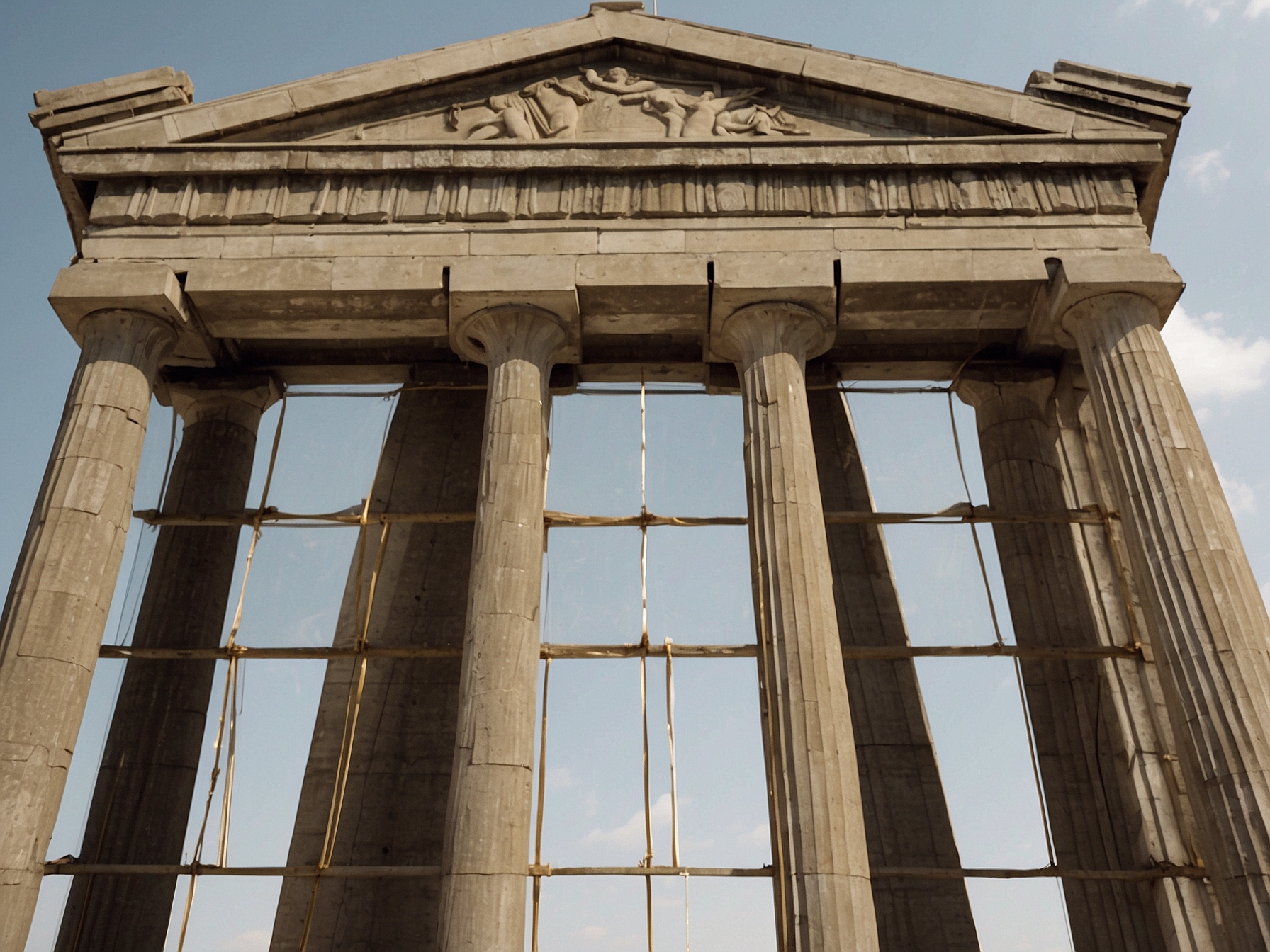 Detail view of Parthenon Nashville