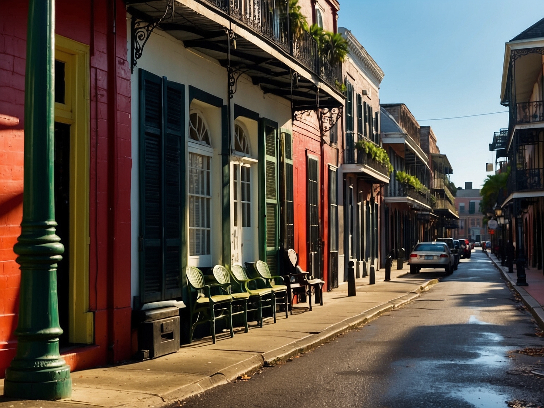 Highlight of French Quarter New Orleans in New Orleans