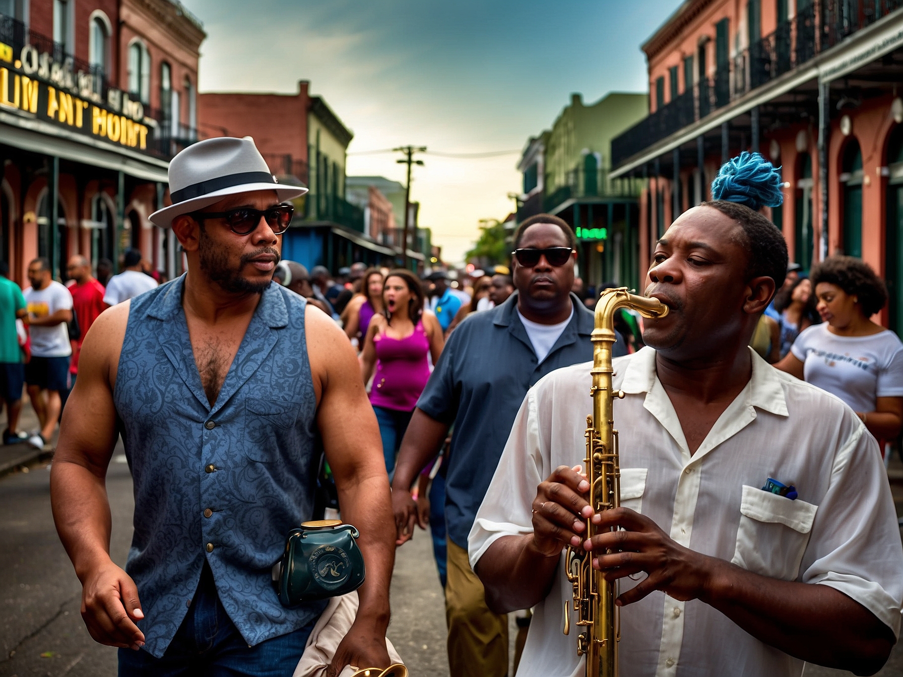 Highlight of Frenchmen Street jazz New Orleans in New Orleans