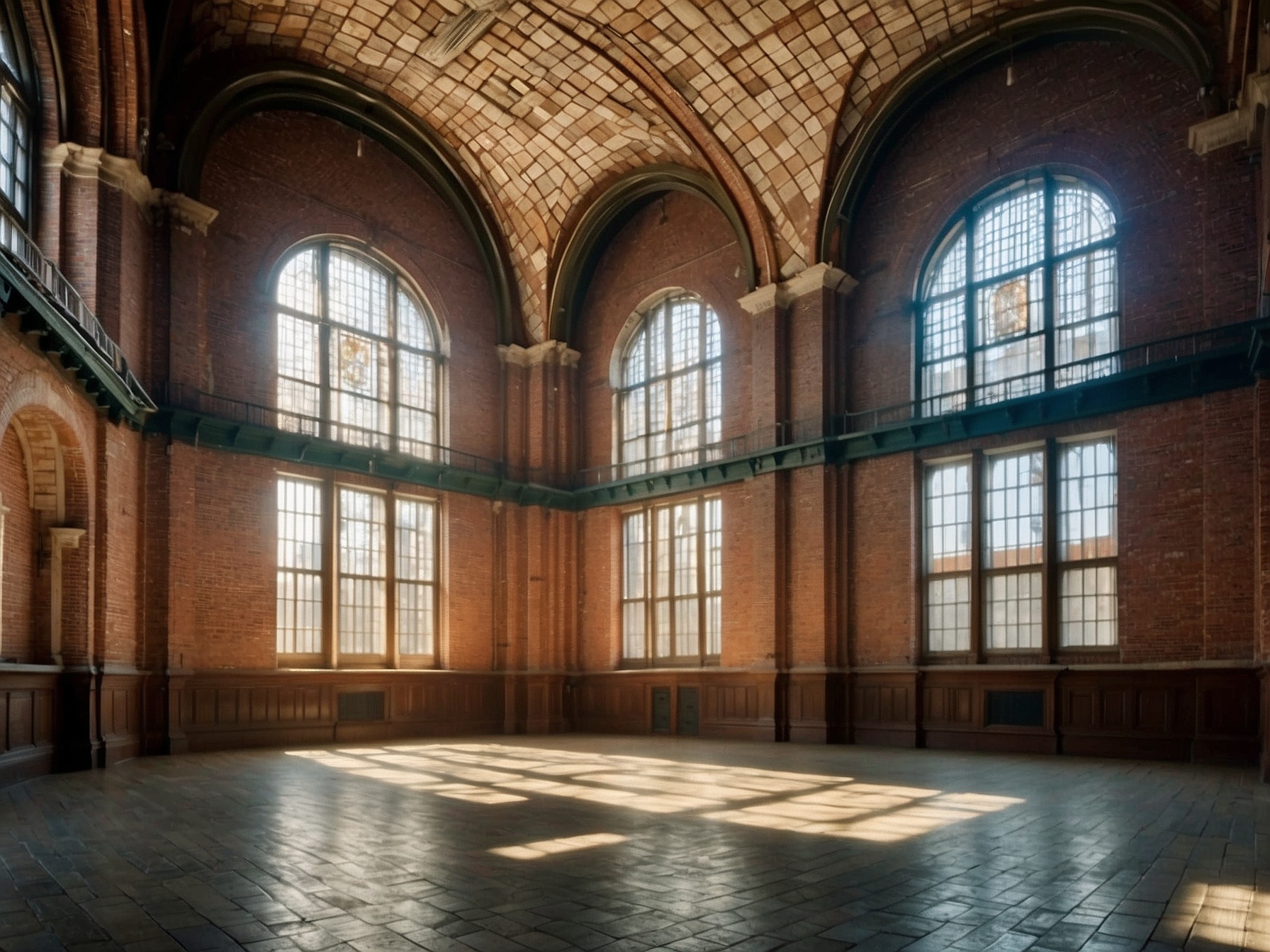Ellis Island Great Hall immigration museum interior
