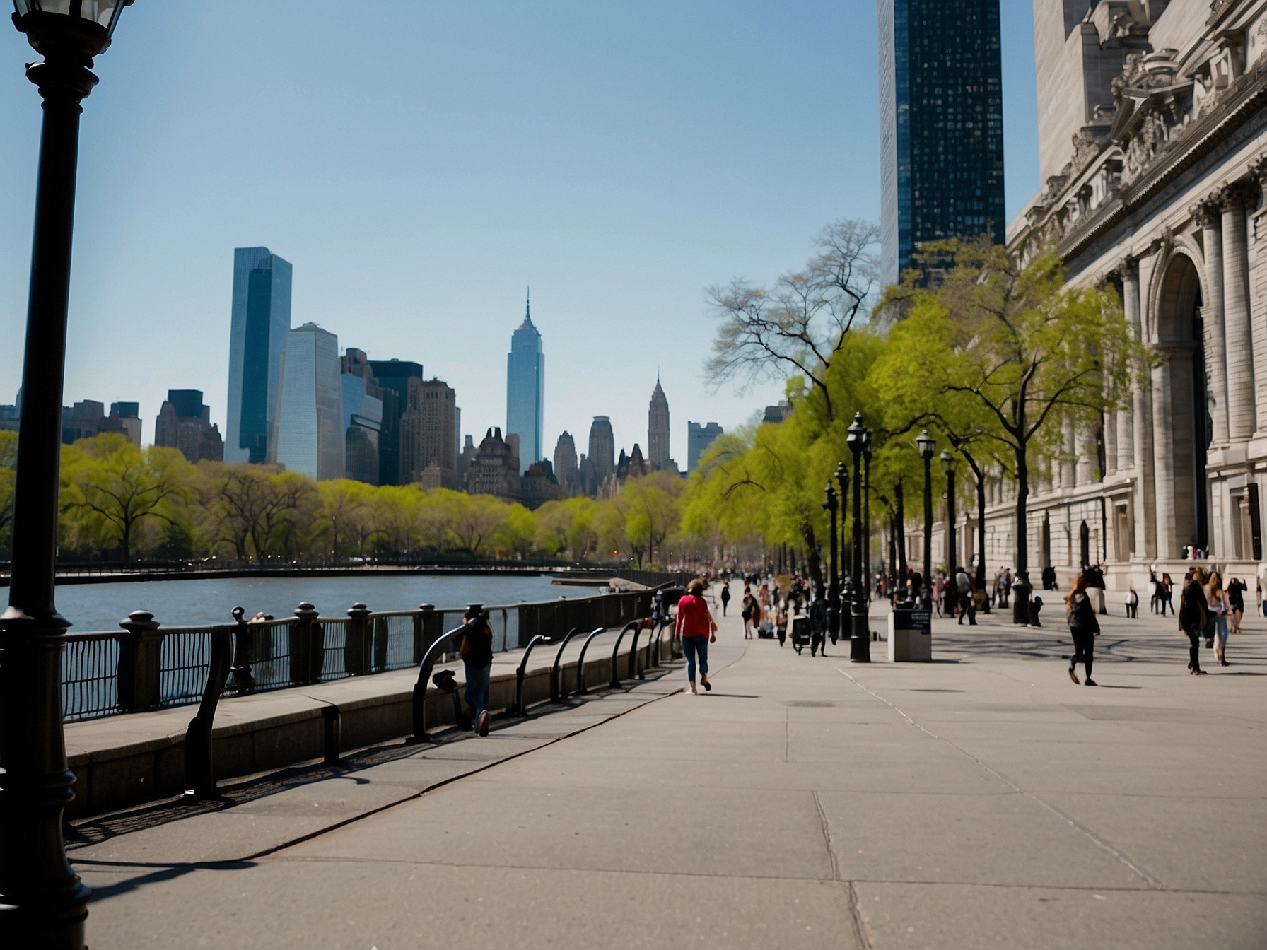 Surroundings and scenery near Metropolitan Museum of Art NYC in New York City