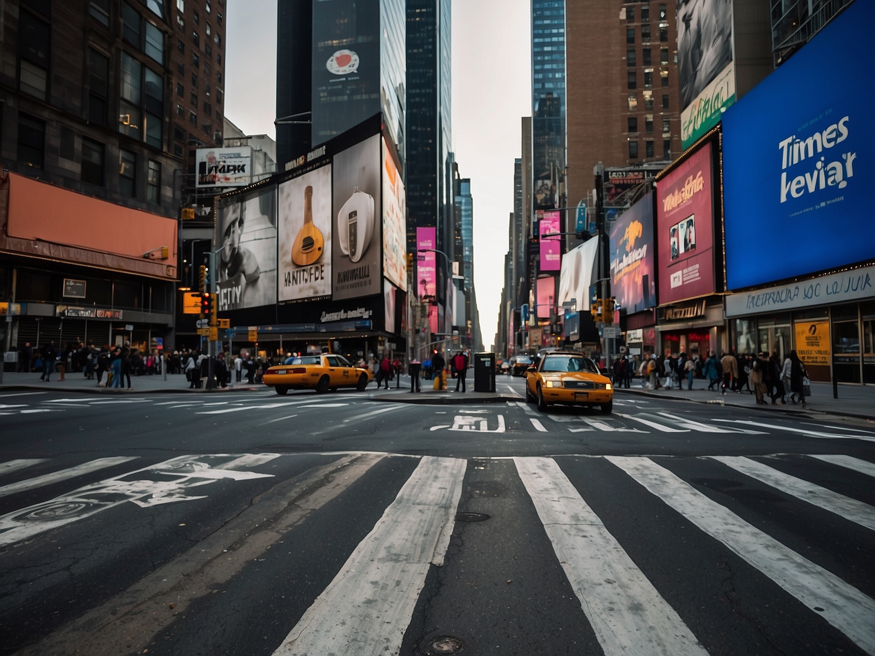 Surroundings and scenery near Times Square New York City in New York City