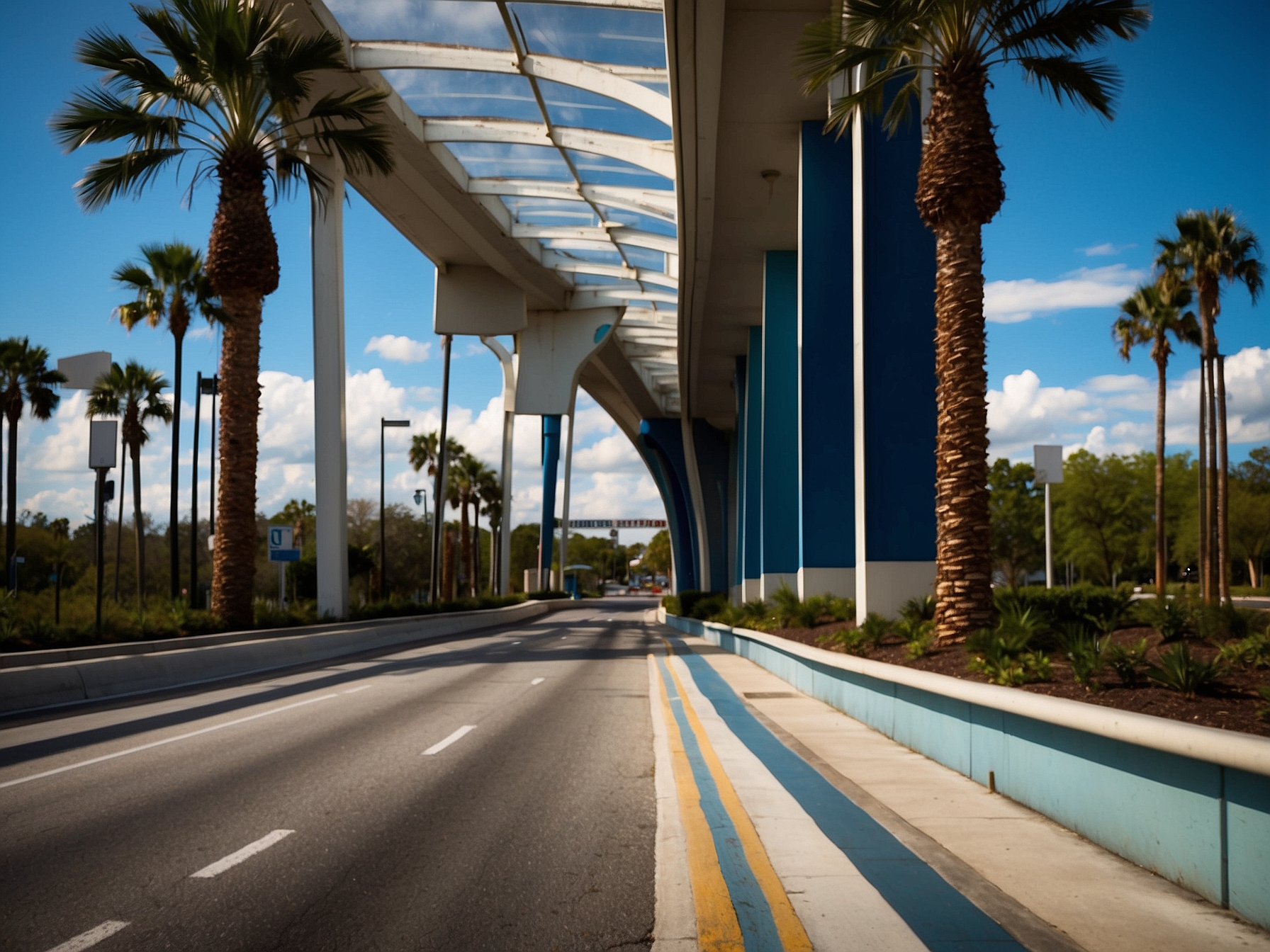 Detail view of International Drive Orlando