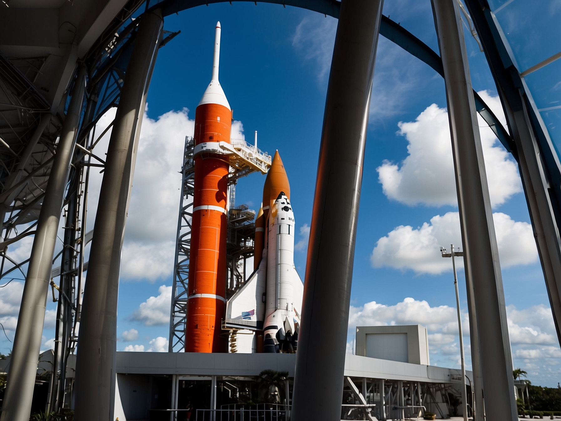 Detail view of Kennedy Space Center Orlando