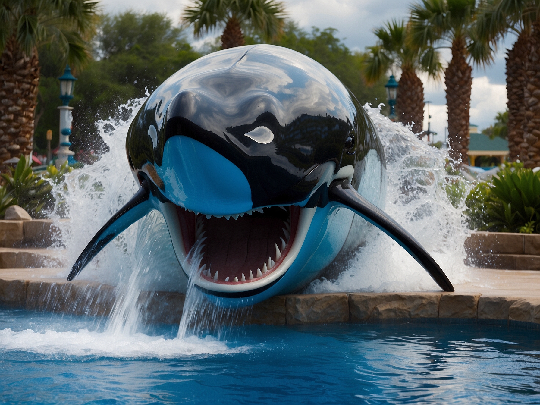 Detail view of SeaWorld Orlando
