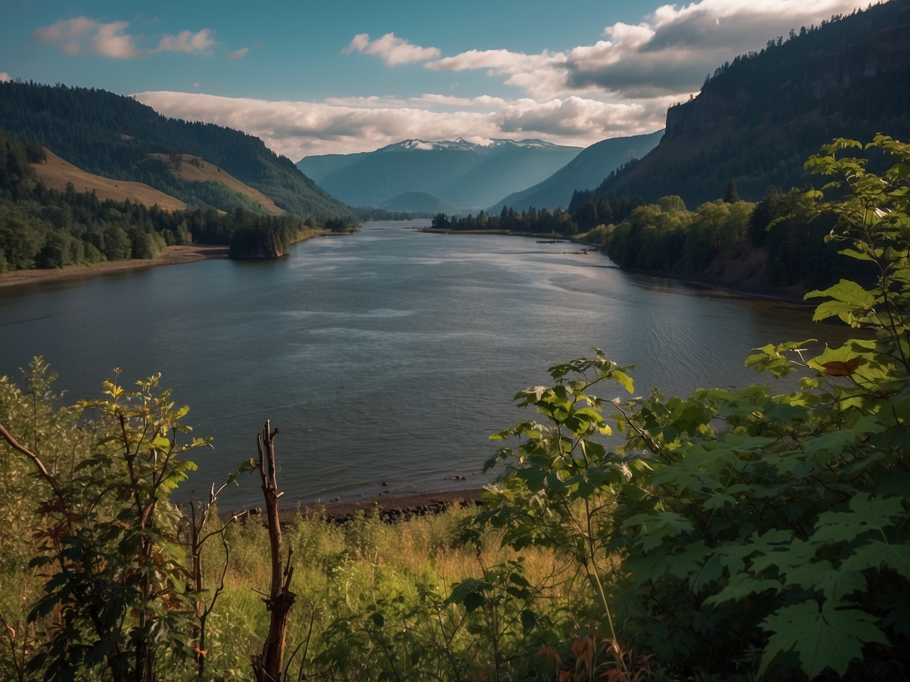 Setting of Columbia River Gorge Portland in Portland