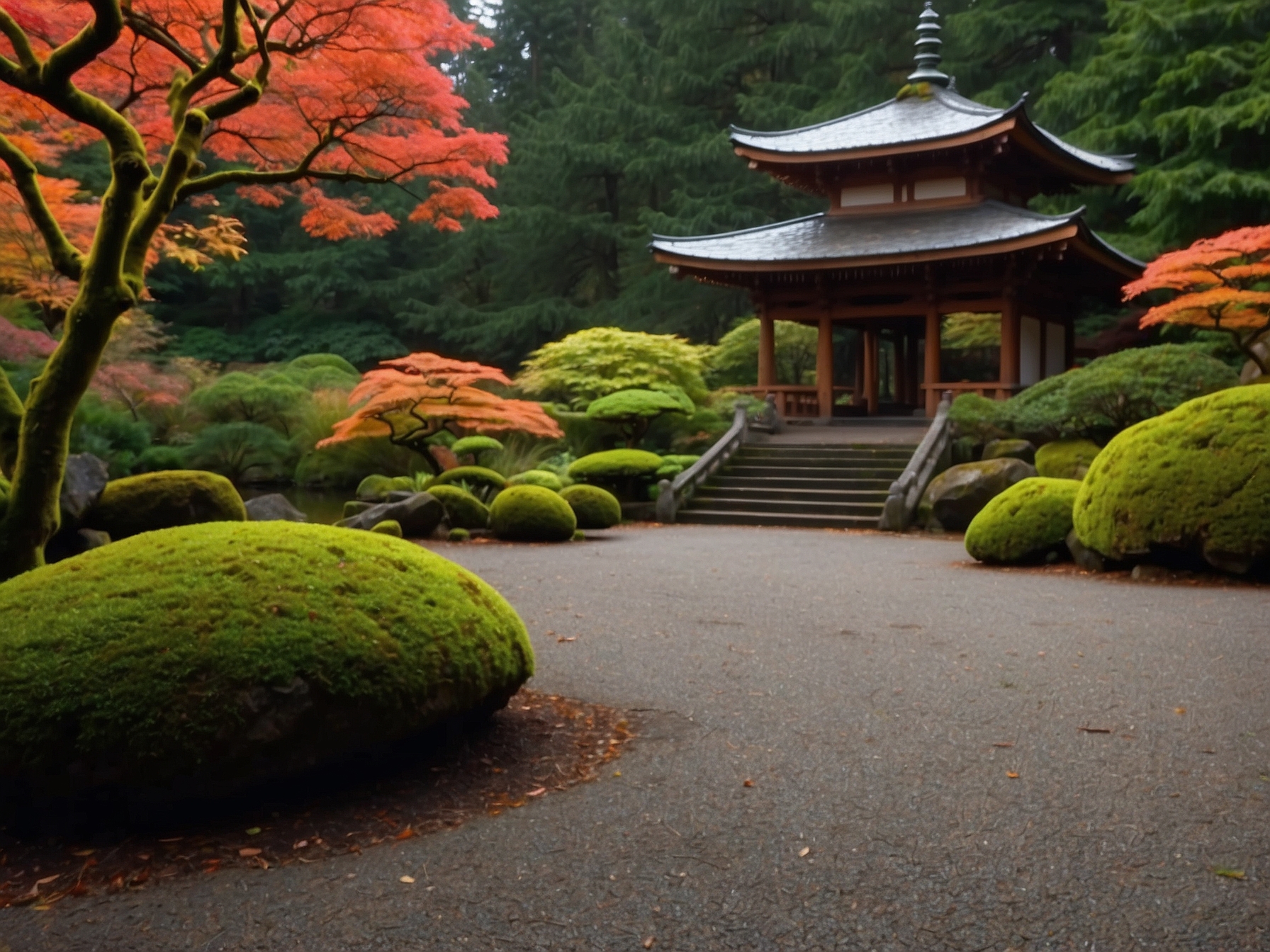 Highlight of Portland Japanese Garden in Portland