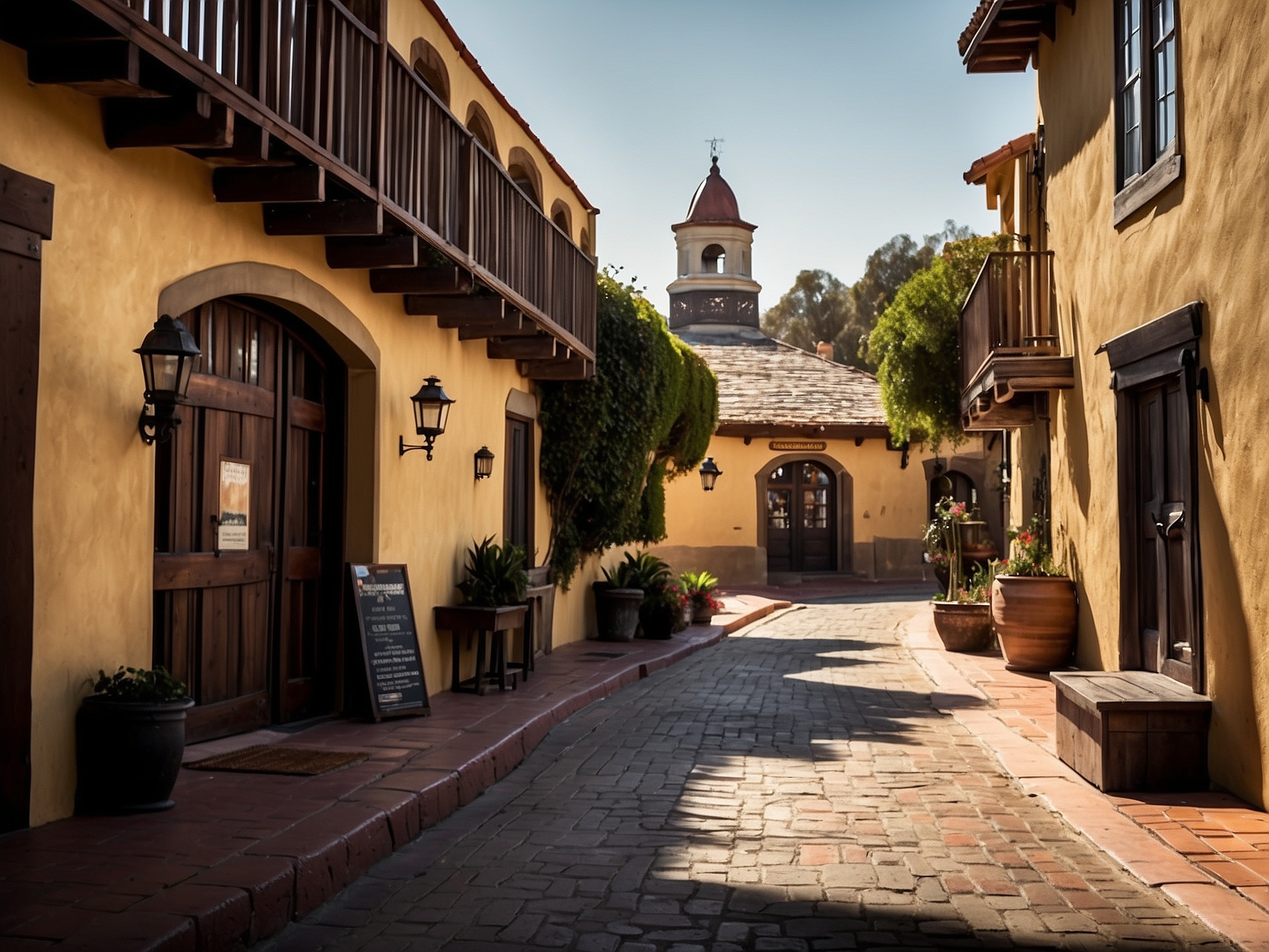 Atmosphere at Old Town San Diego in San Diego