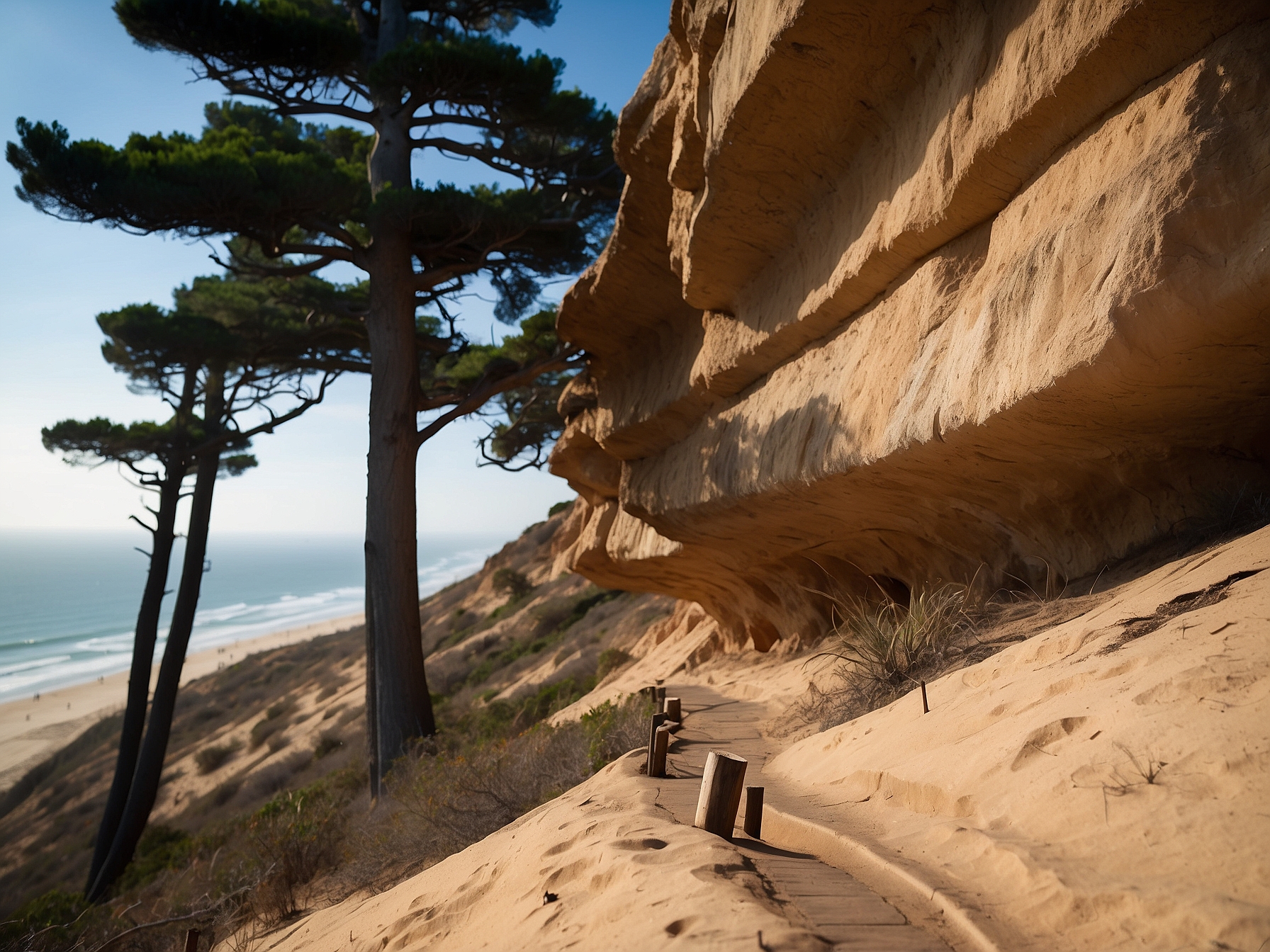 Key feature of Torrey Pines hike San Diego in San Diego
