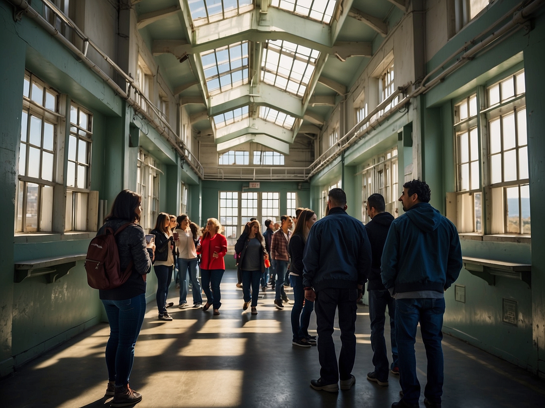 Visitors at Alcatraz Island tour San Francisco San Francisco