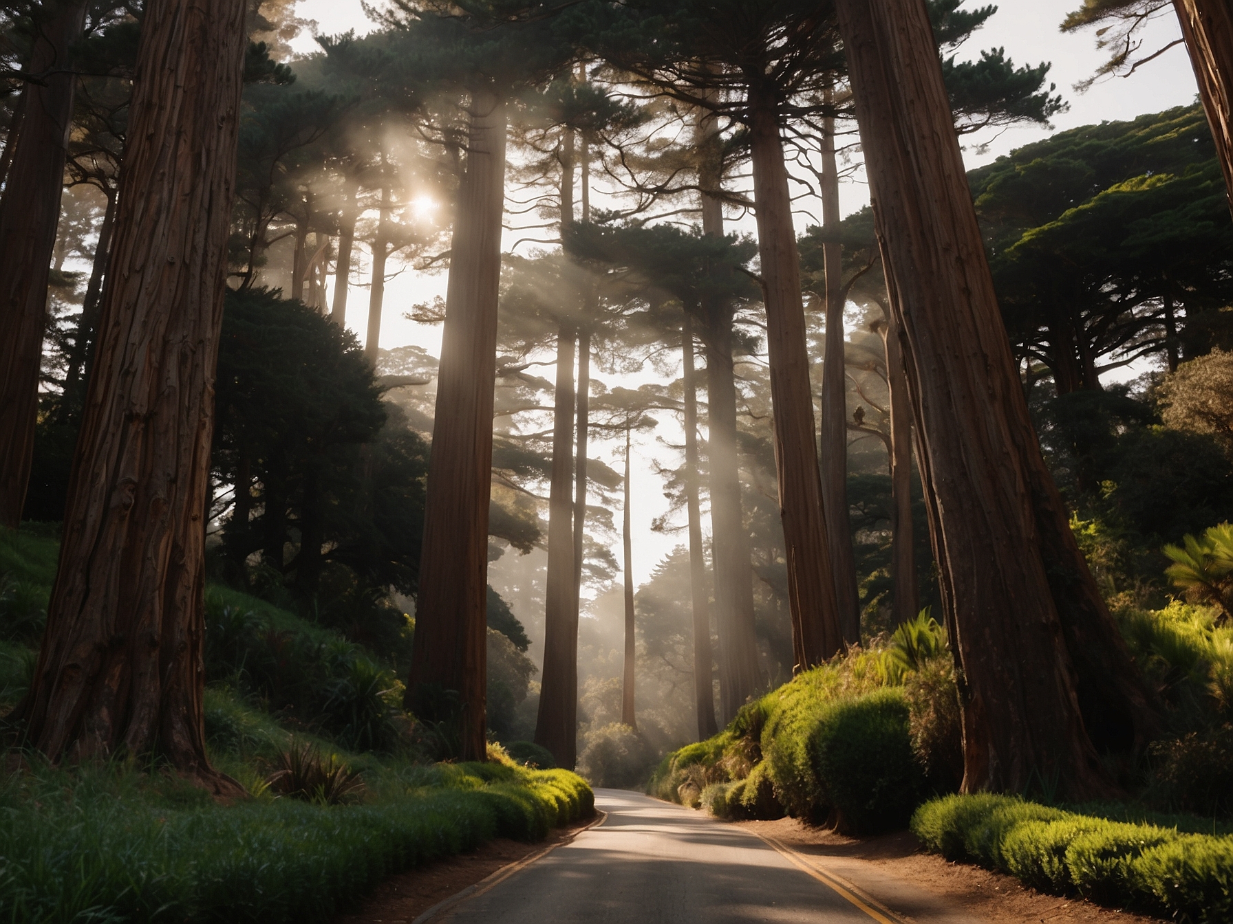 Area around Golden Gate Park San Francisco in San Francisco