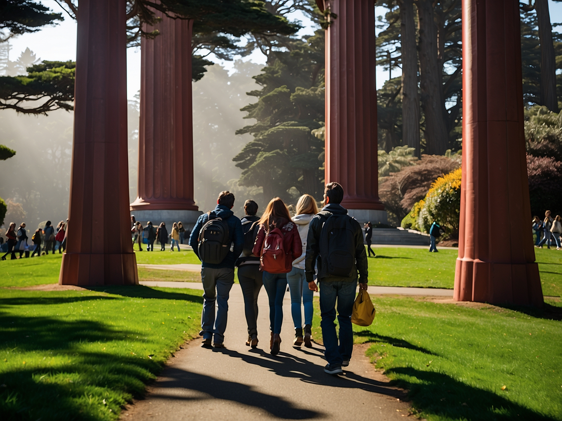 Visitors at Golden Gate Park San Francisco San Francisco