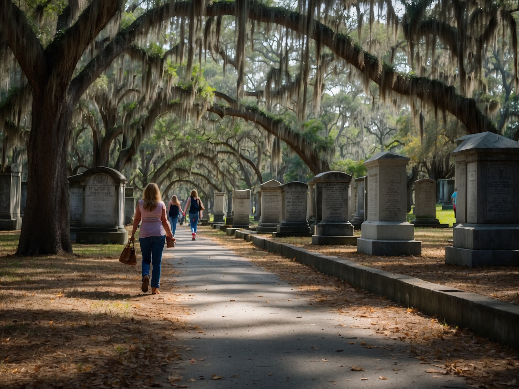 Activity at Bonaventure Cemetery Savannah in Savannah