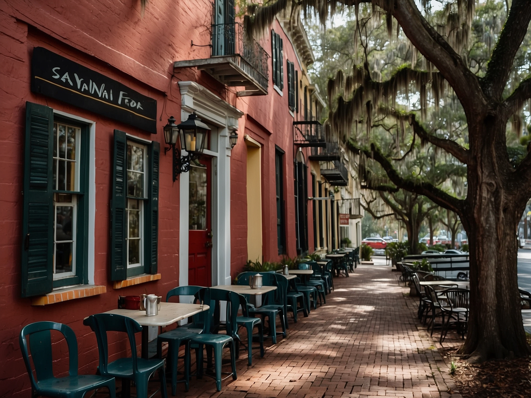 Main view of Savannah food tour in Savannah