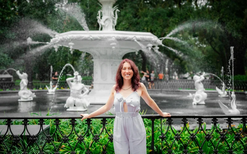 Forsyth Park Savannah fountain
