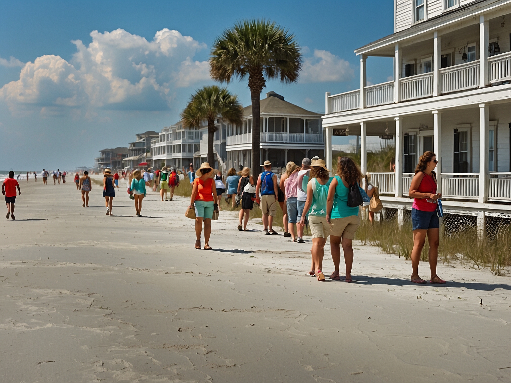 Activity at Tybee Island from Savannah in Savannah